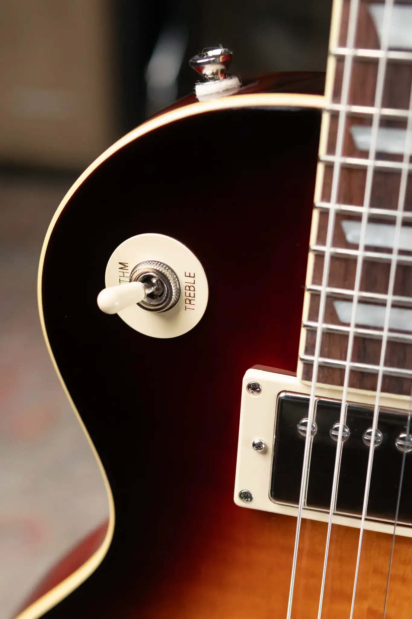 Epiphone Les Paul Standard 50s Figured Electric Guitar - Bourbon