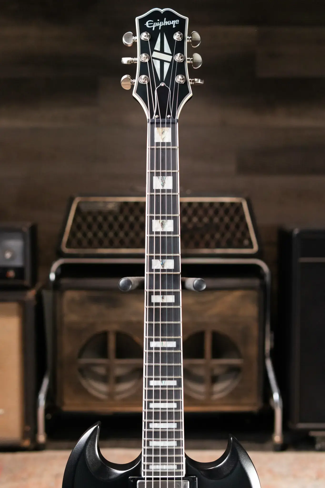Epiphone SG Prophecy Electric Guitar - Aged Jet Black Metallic