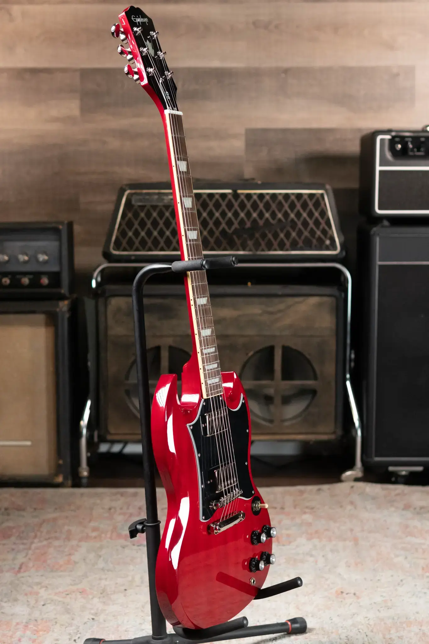 Epiphone SG Standard Electric Guitar - Cherry with Gig Bag