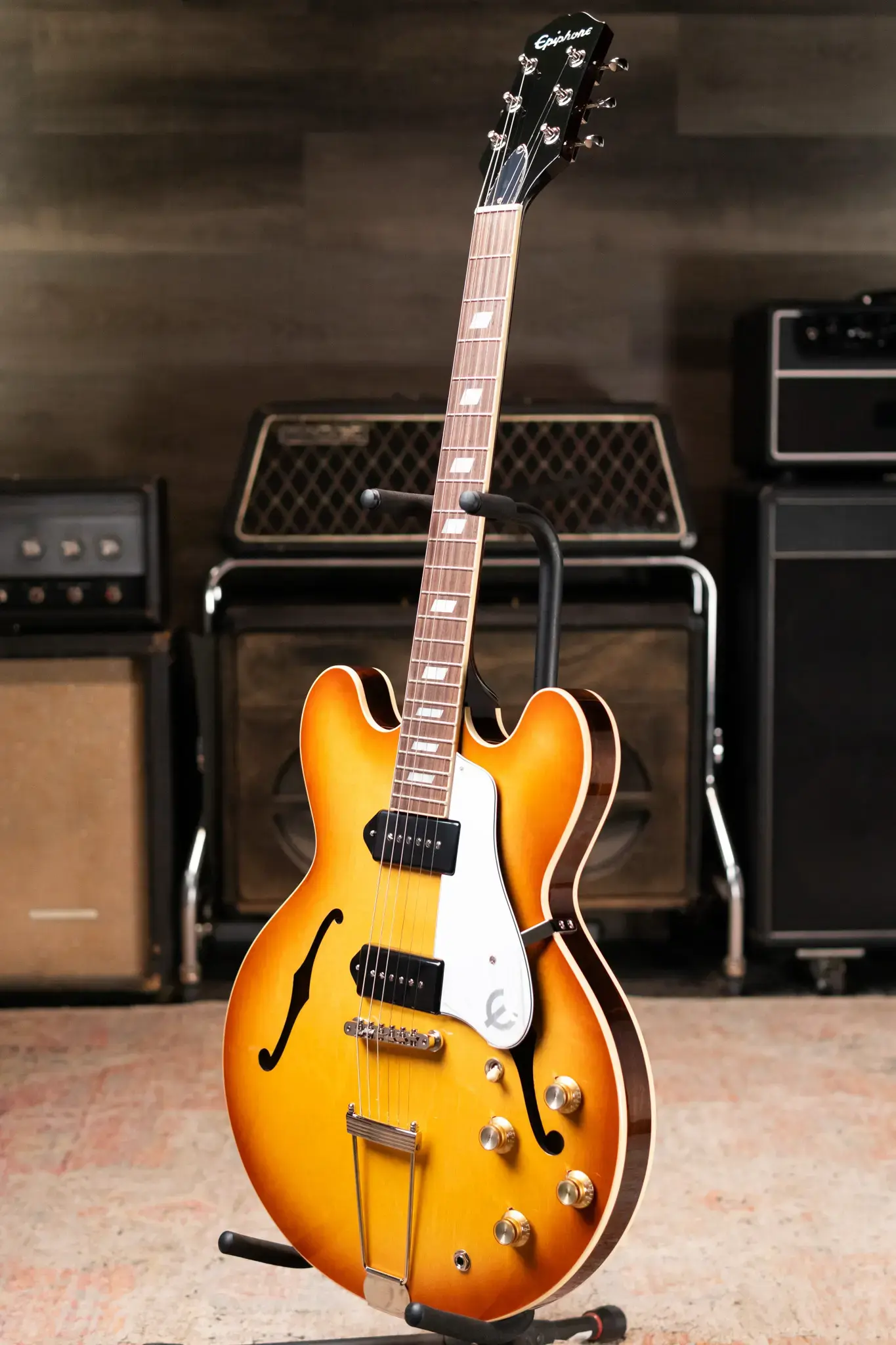 Epiphone USA Casino Hollow Body Electric Guitar - Royal Tan with