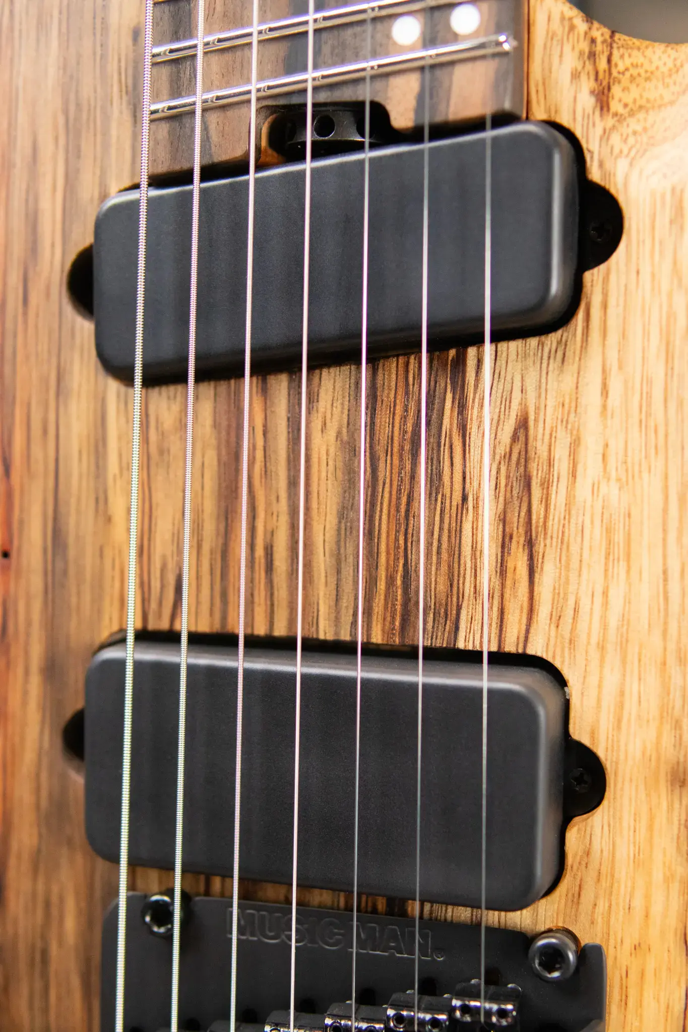Ernie Ball Music Man Kaizen 7 Electric Guitar - Black Limba