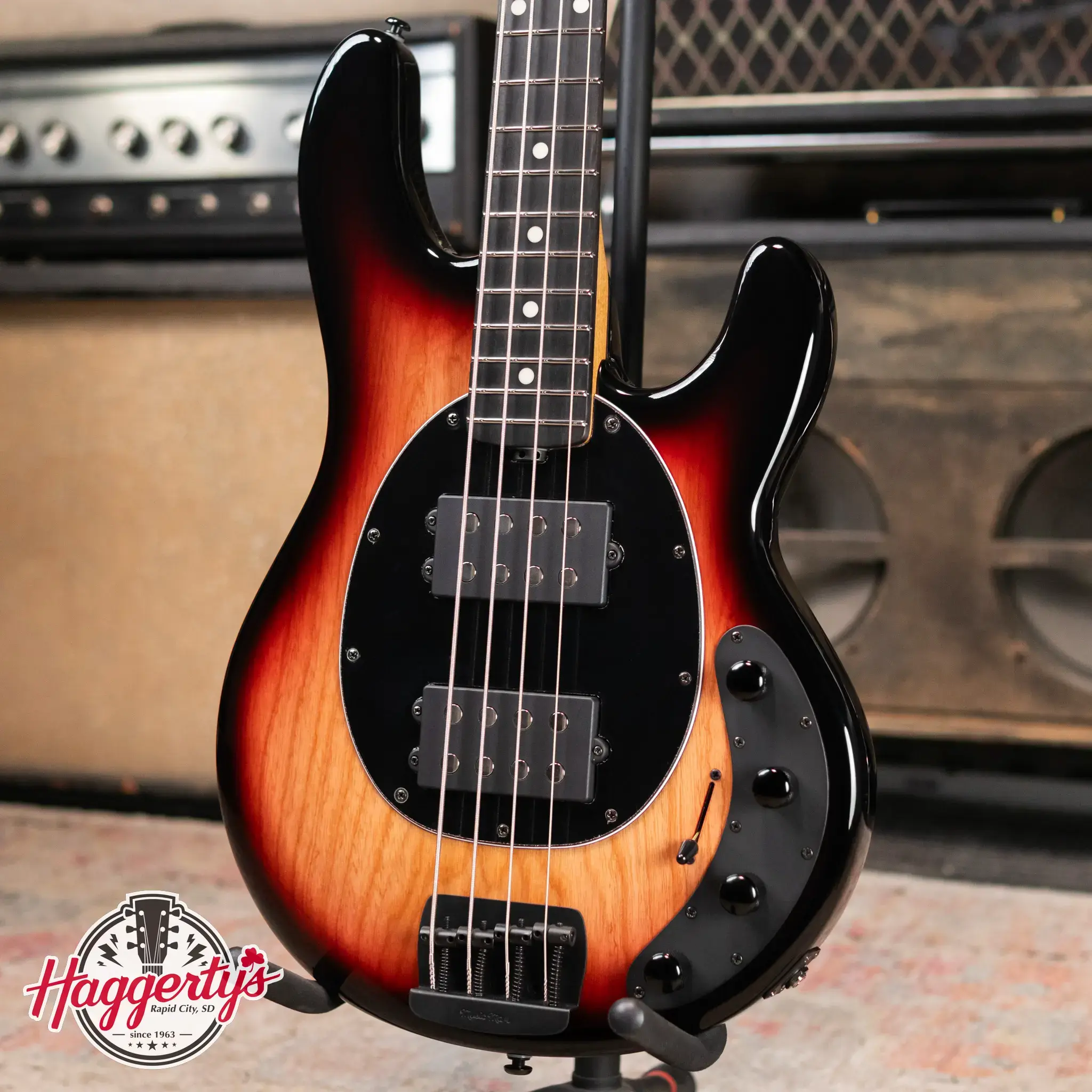 Ernie Ball Music Man StingRay HH Special Bass - Faded Vintage Sunburst