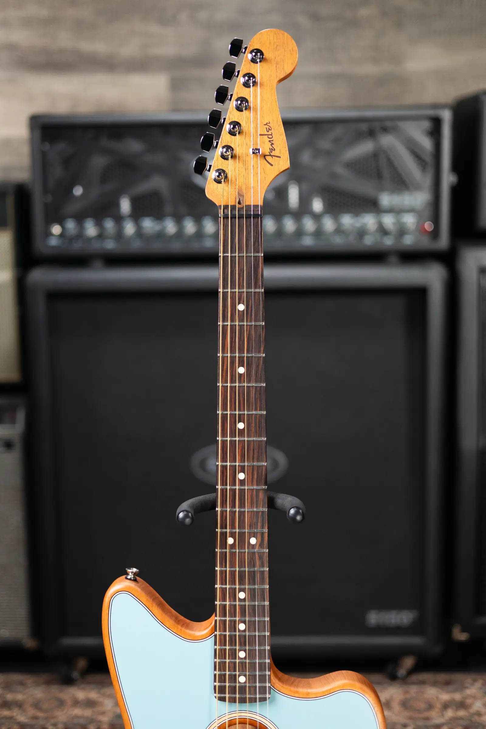 ギター Acoustasonic Player Jazzmaster Ice Blue Fender Acoustasonic Player Jazzmaster Acoustic-electric
