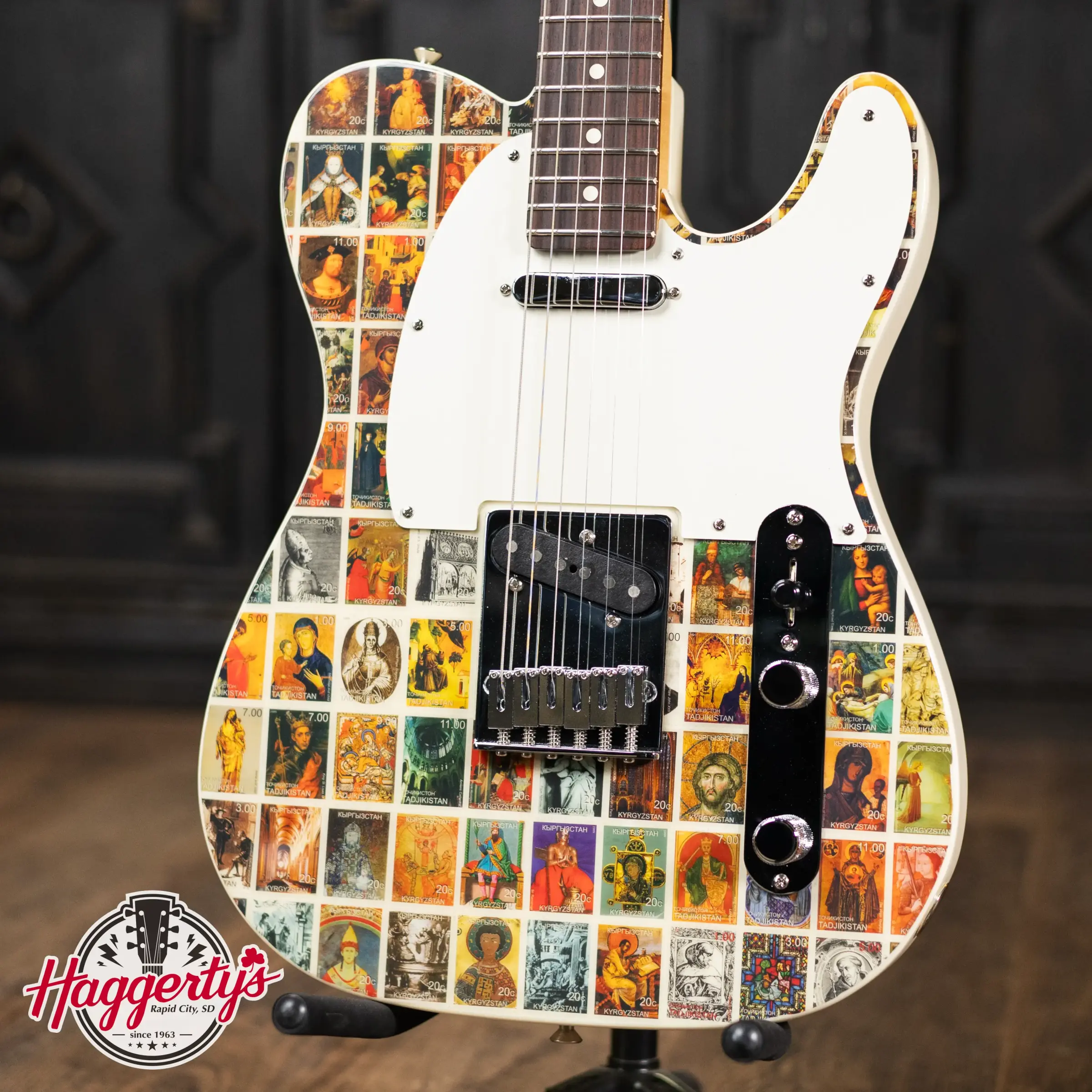 Fender Custom Shop Imagine World Stamp Collection Telecaster, Kyrgyz Republic w/ Hardshell Case