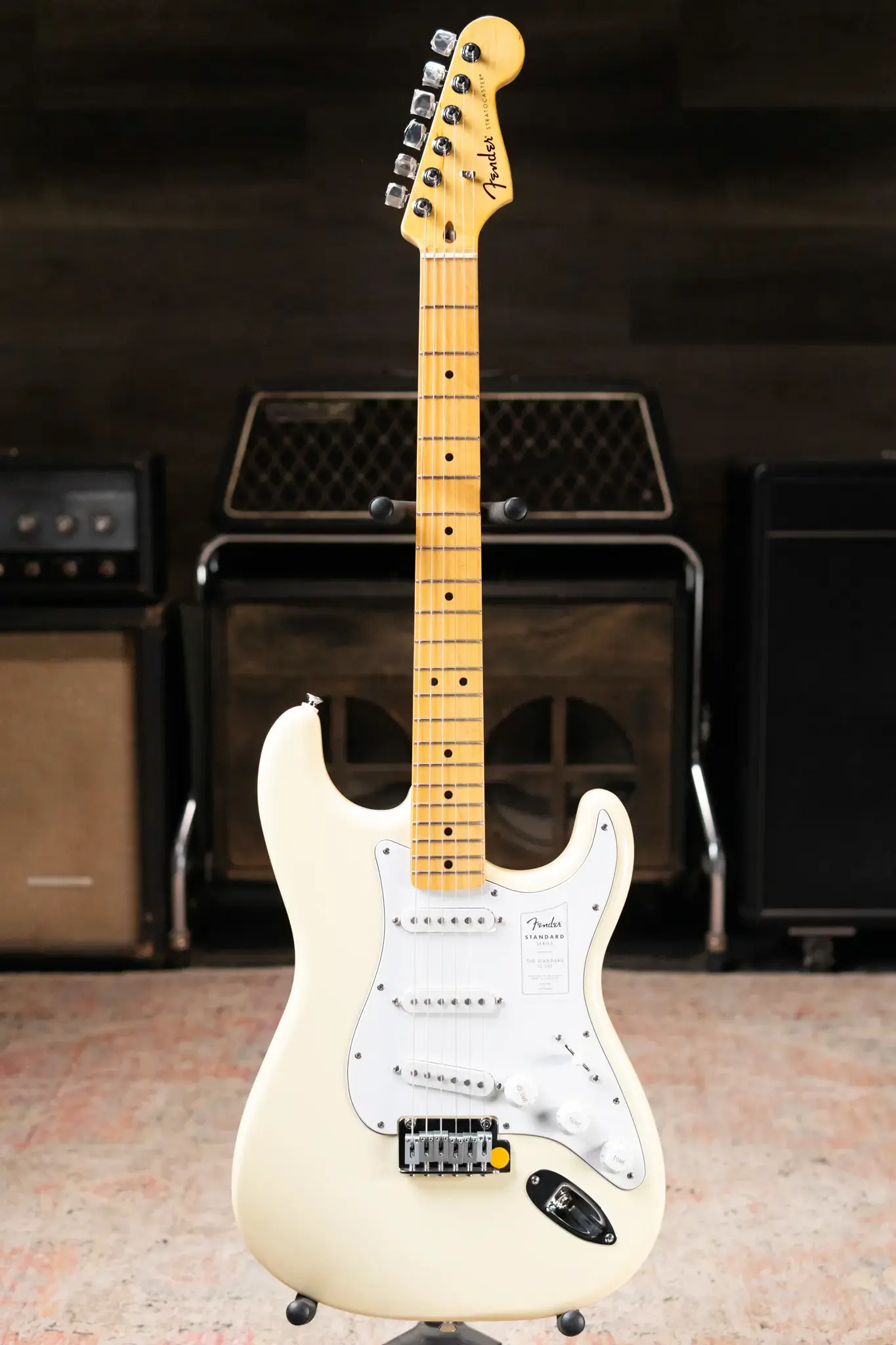 ギター Fender Standard Stratocaster UG White Fender japan Limited Stratocaster XII Olympic White 12
