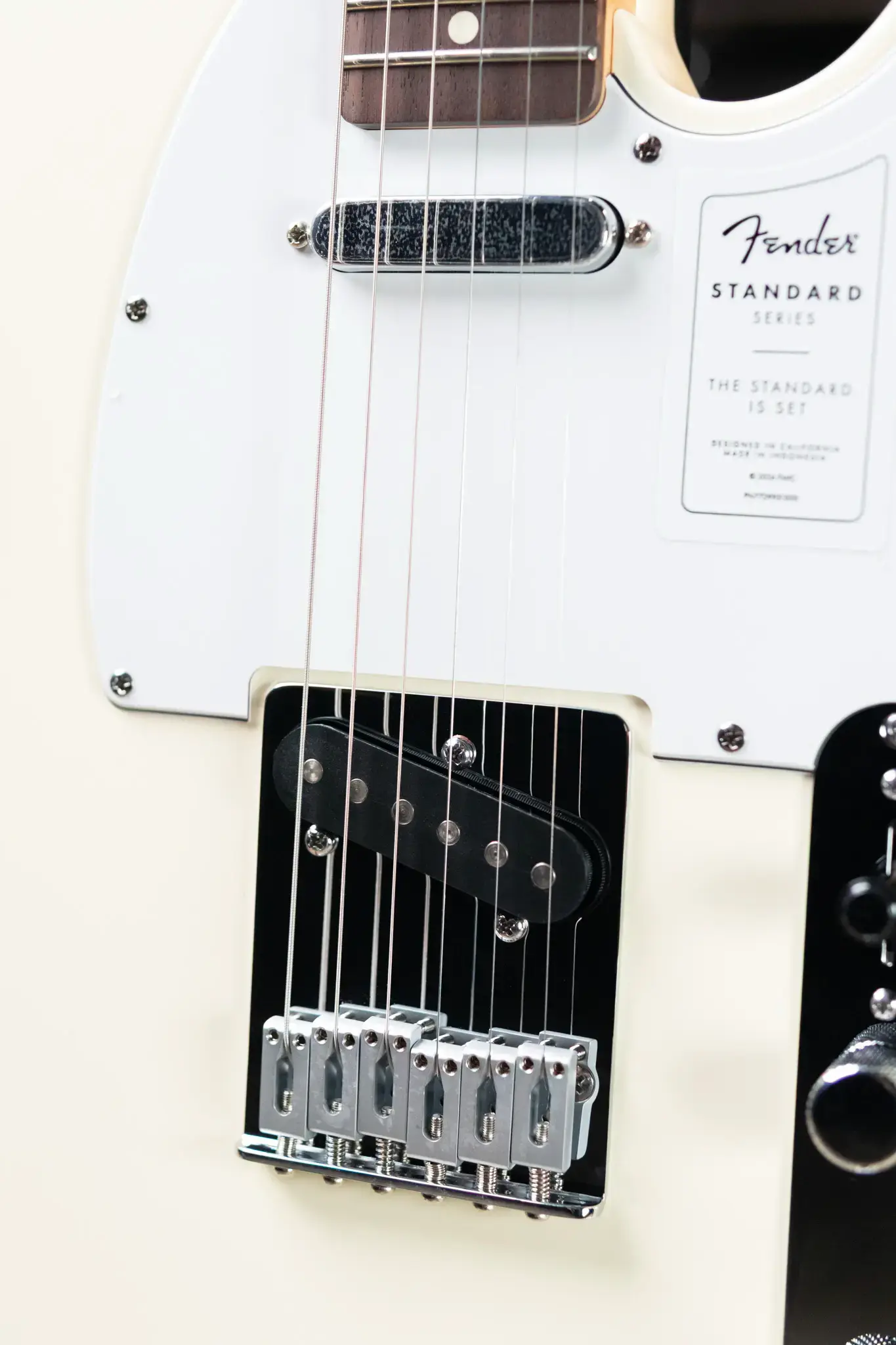 Fender Standard Telecaster Electric Guitar - Olympic White