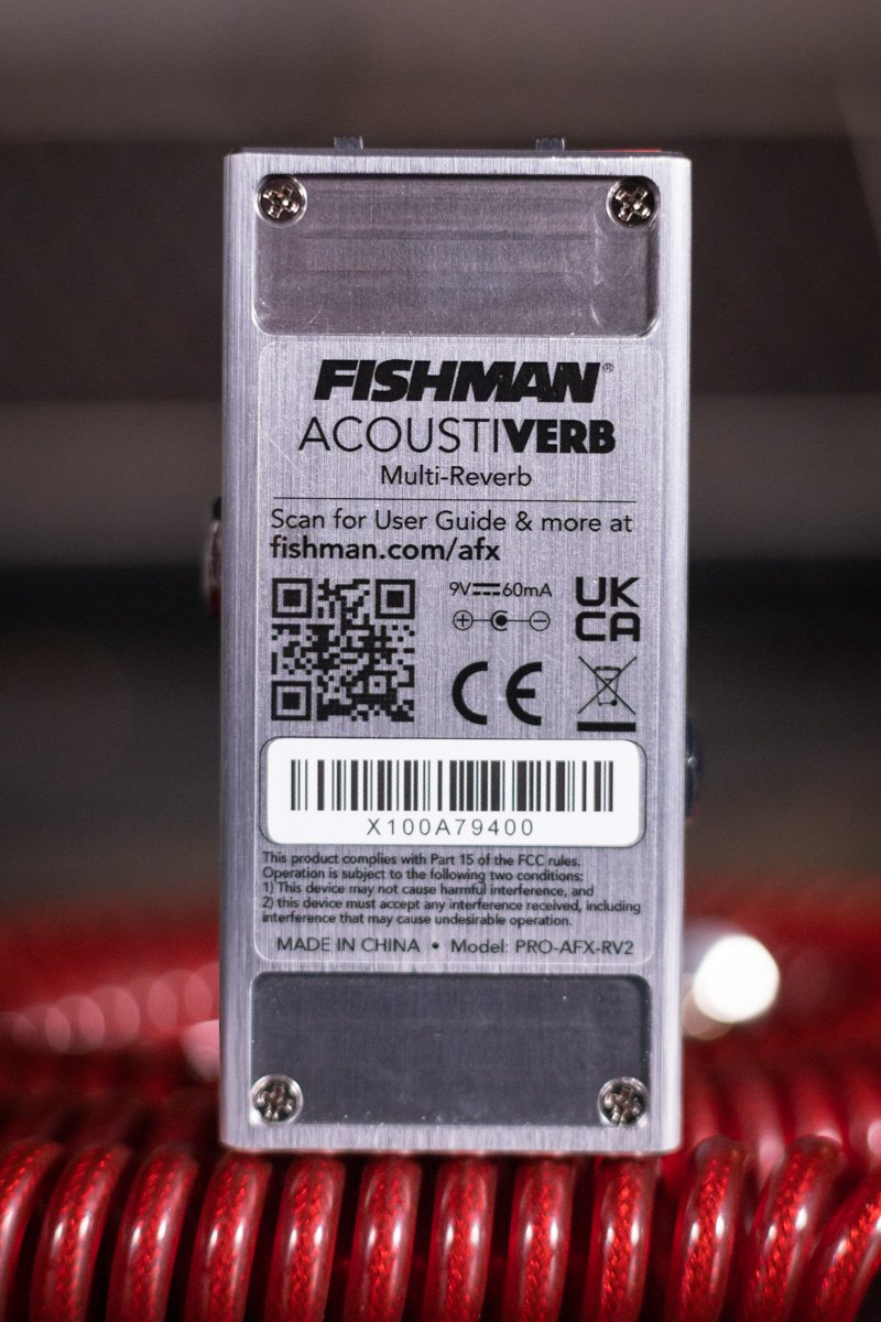 ソロ、フィンガースタイルに抜群にフィット FISHMAN AFX-REVERB