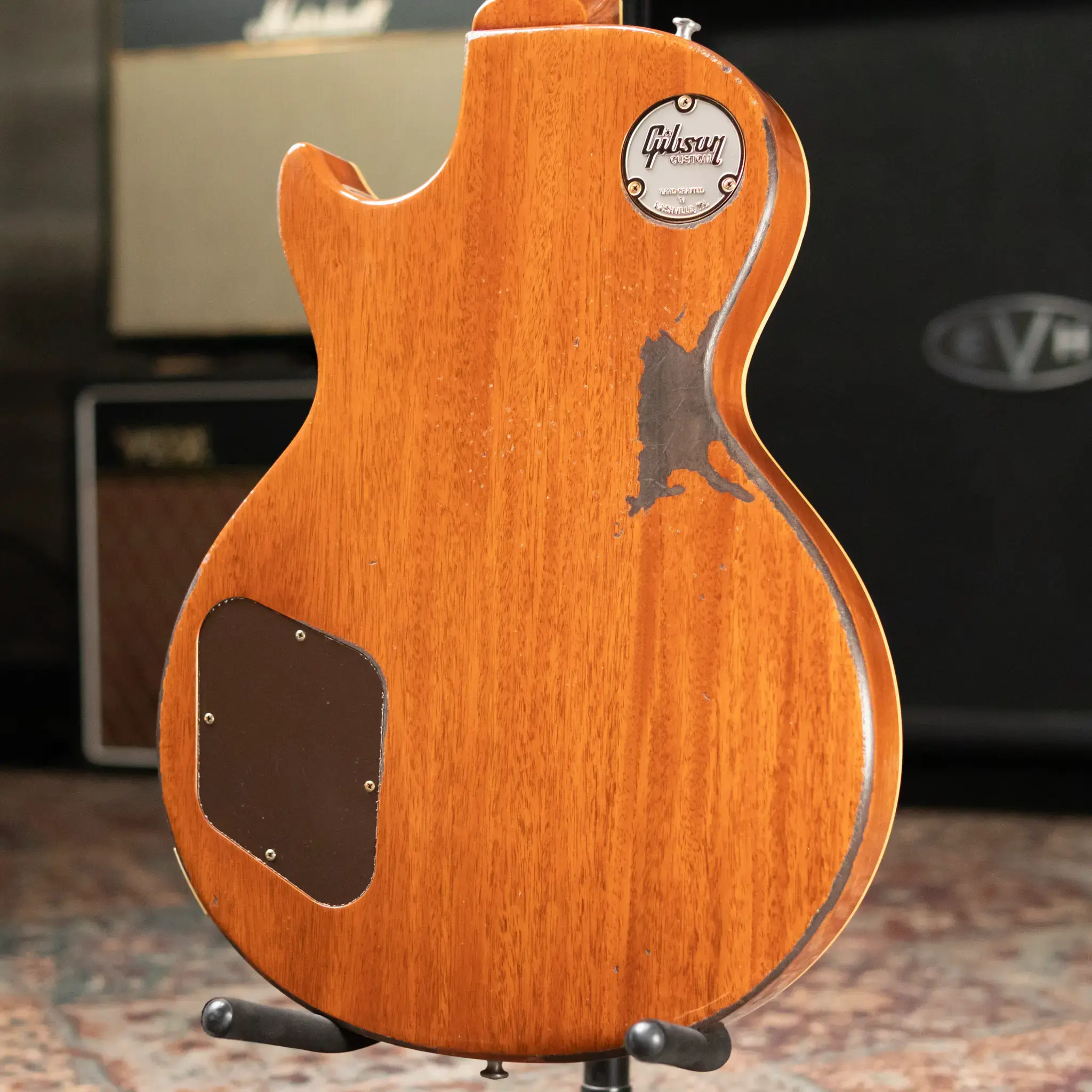 ギター Gibson CS Murphy Lab 1957 Les Paul STD Gibson Custom Murphy Lab 1957 Reissue Les Paul Standard Orange Sparkle