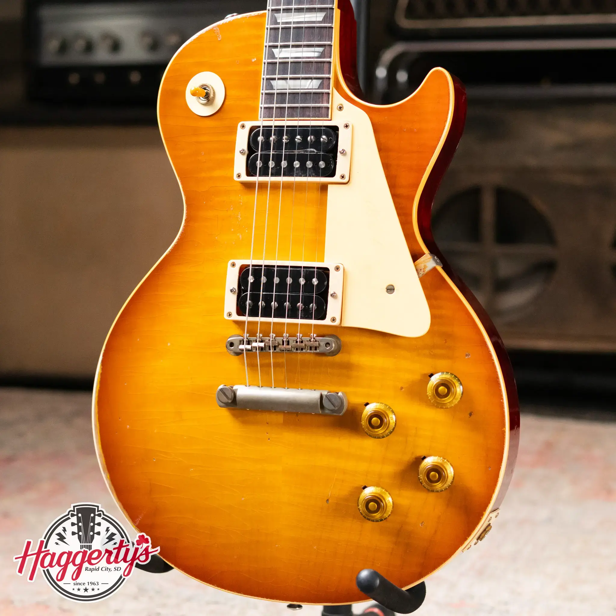 Gibson Custom Shop 1958 Les Paul Standard BOTB Page 153 Murphy Lab Heavy Aged Electric Guitar - Sunburst with Hardshell Case