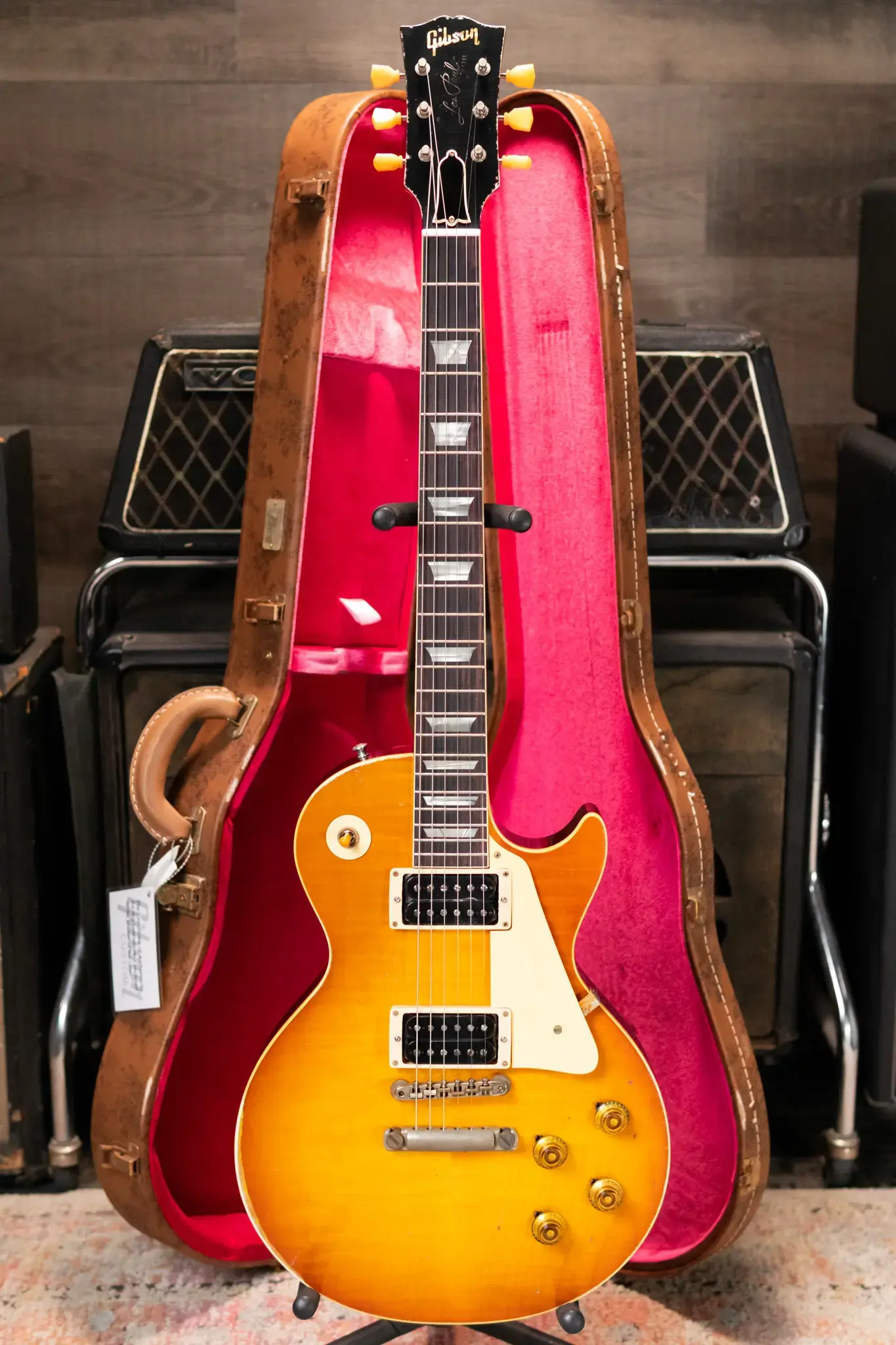 ギター Gibson CS LP STD 1958 Heavy Aged 2011 2011-Gibson-Les-Paul-1958-