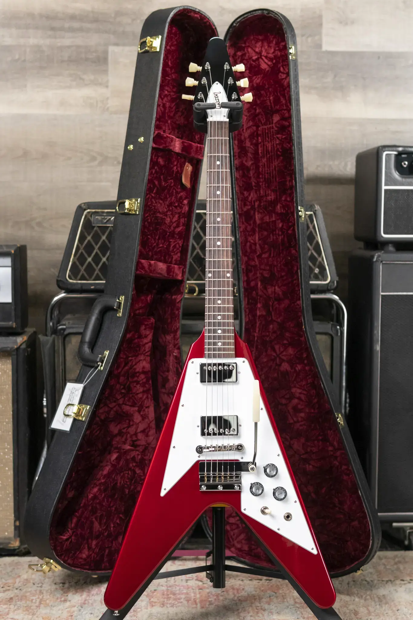 Gibson Custom Shop 1967 Mahogany Flying V Reissue with Maestro