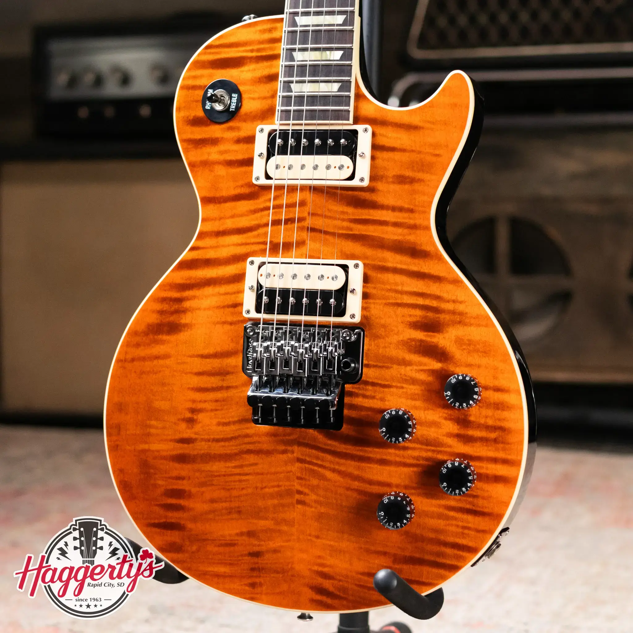 Gibson Custom Shop Les Paul Axcess Standard Electric Guitar - Siberian Tiger Gloss with Hardshell Case