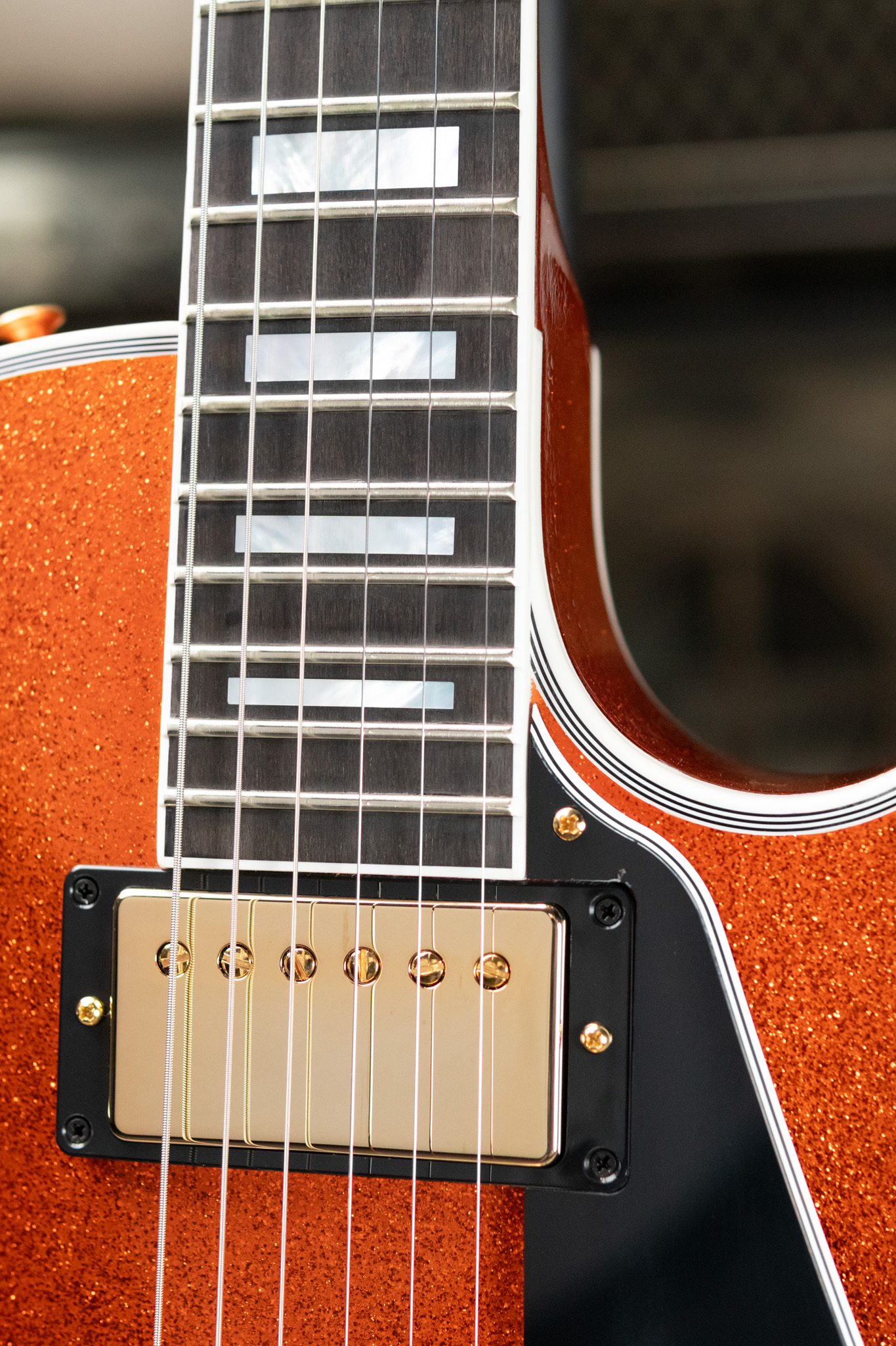 Gibson Custom Shop Les Paul Custom Electric Guitar - Orange