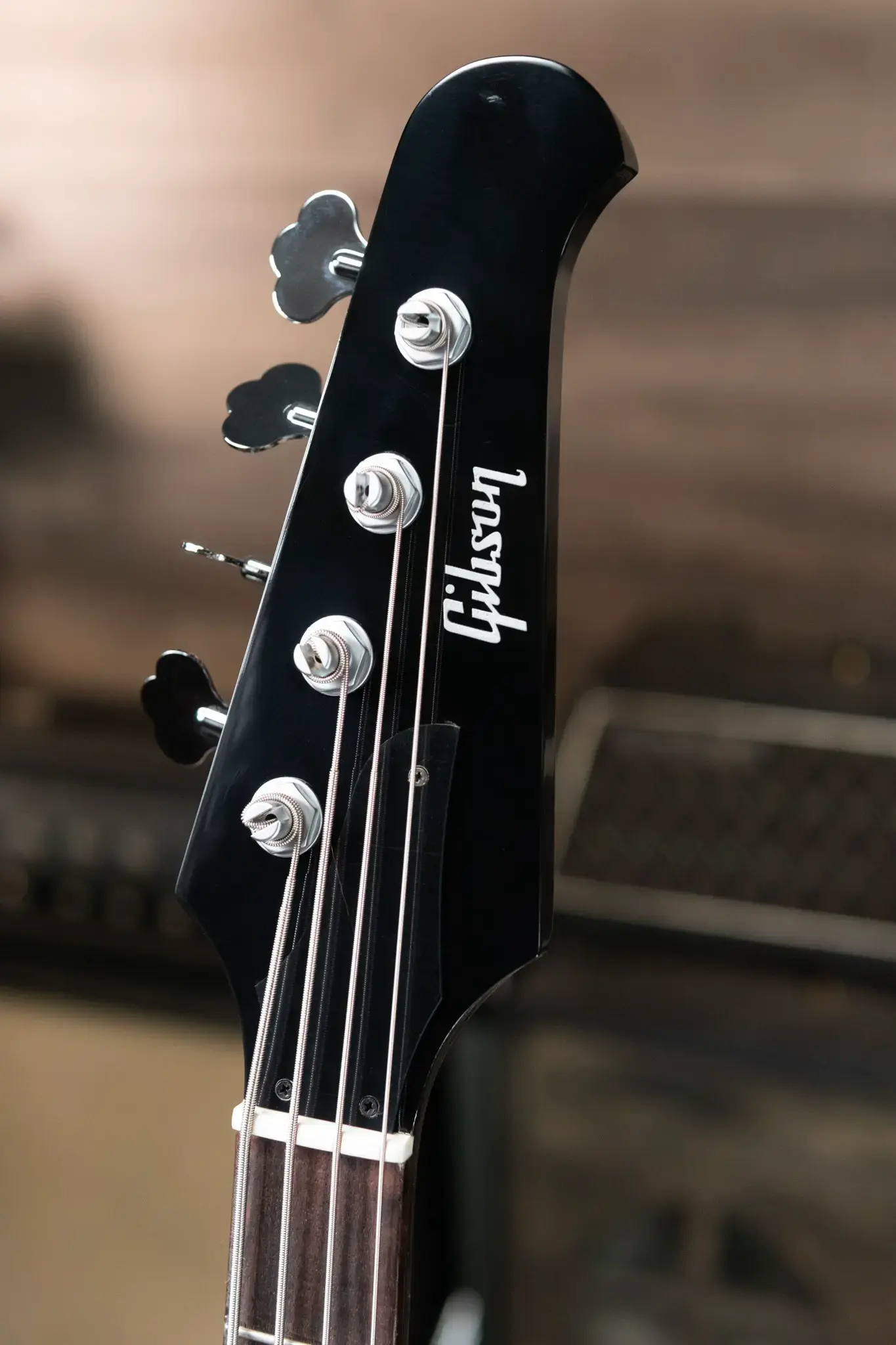Gibson Non-Reverse Thunderbird Bass - Ebony with Hardshell Case