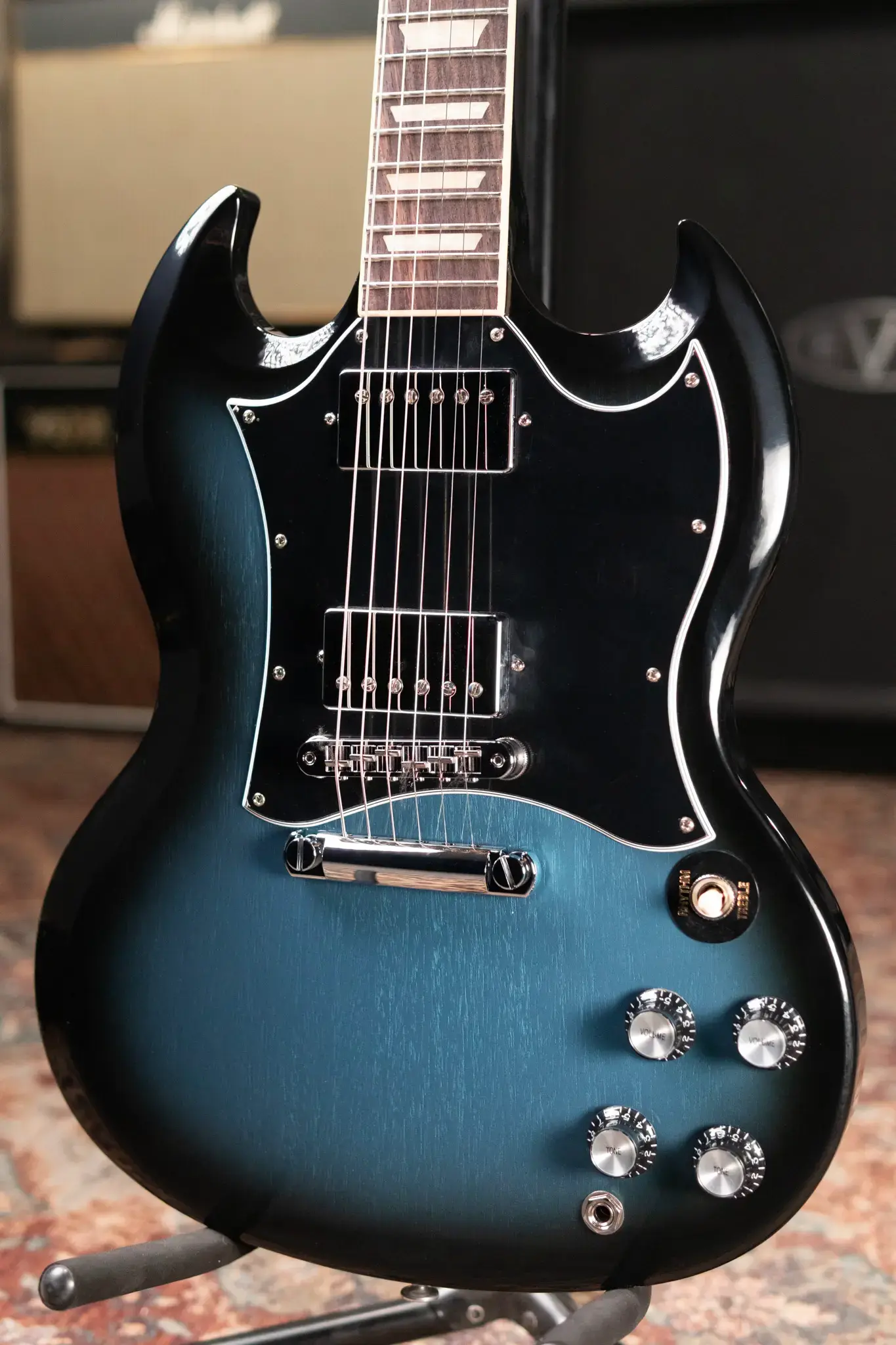 Gibson SG Standard Electric Guitar - Pelham Blue Burst with
