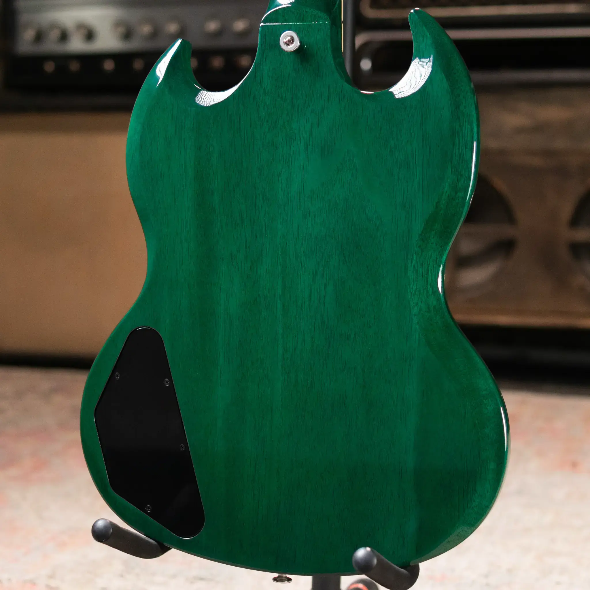 ギター Gibson SG Standard Translucent Teal Gibson SG Standard Electric Guitar - Translucent Teal with