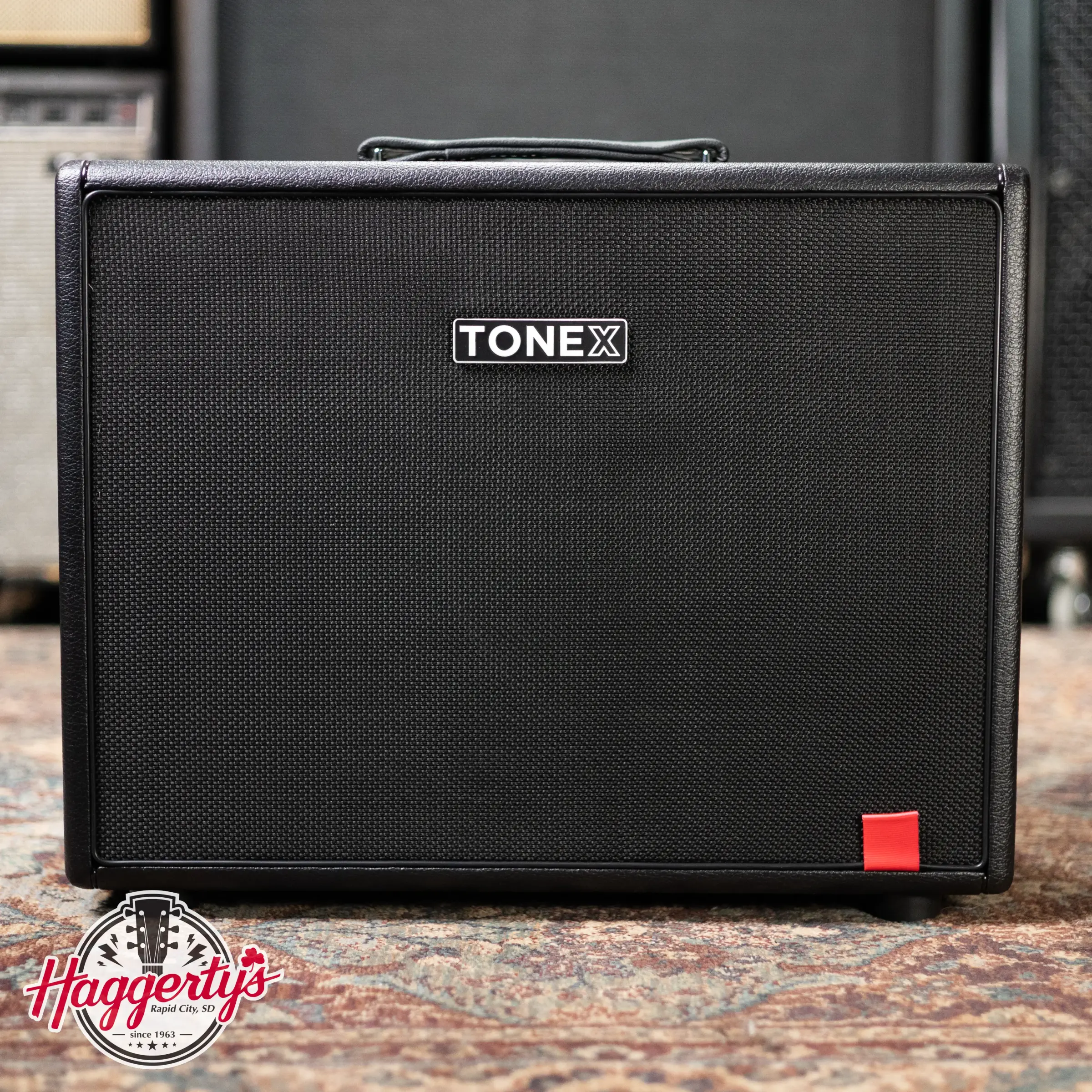 IK Multimedia TONEX Cab 700-watt 1 x 12-inch Powered Speaker Cabinet - Black