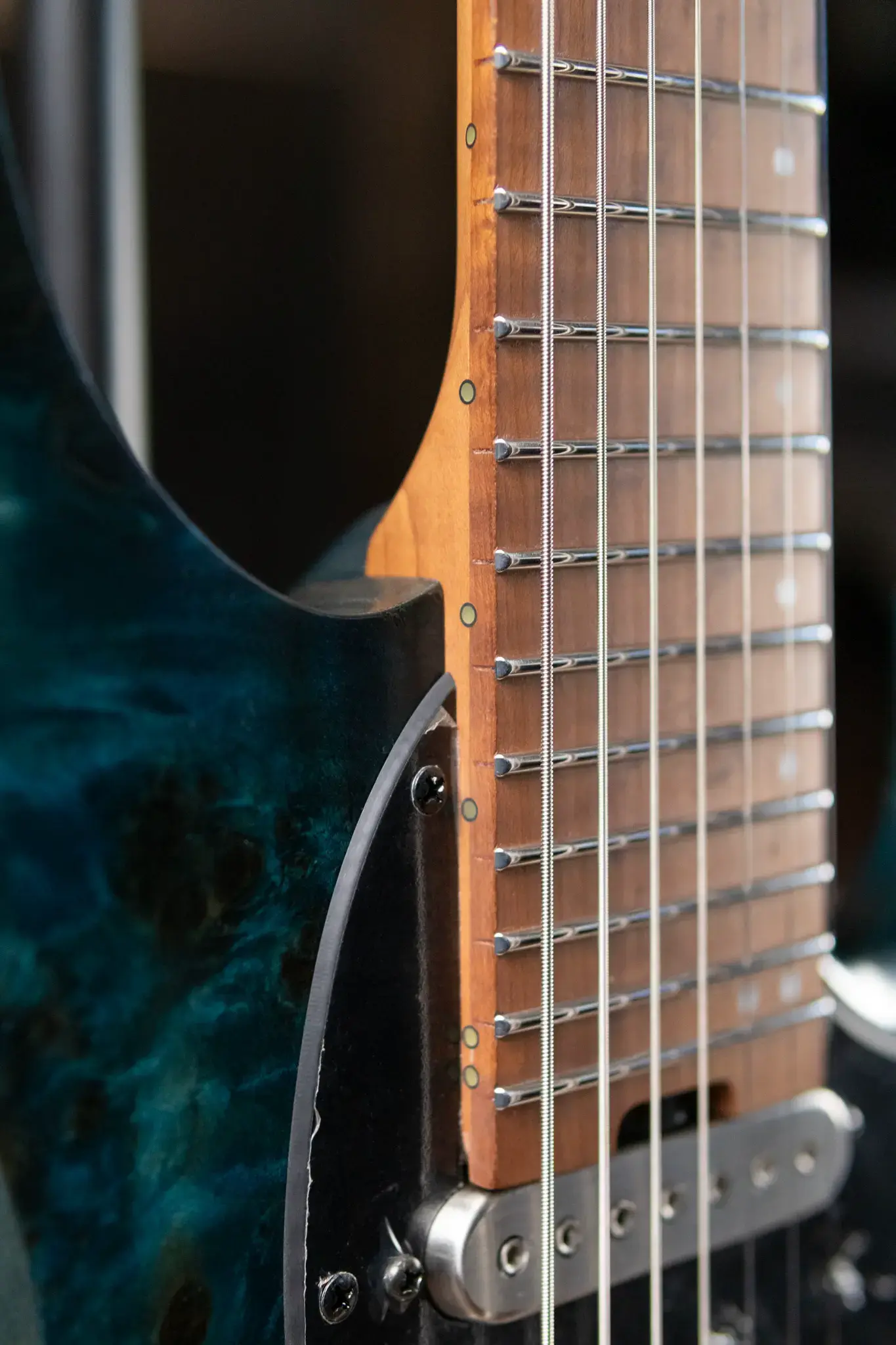 Ibanez Q547 7-String Electric - Cosmic Blue Low Gloss with