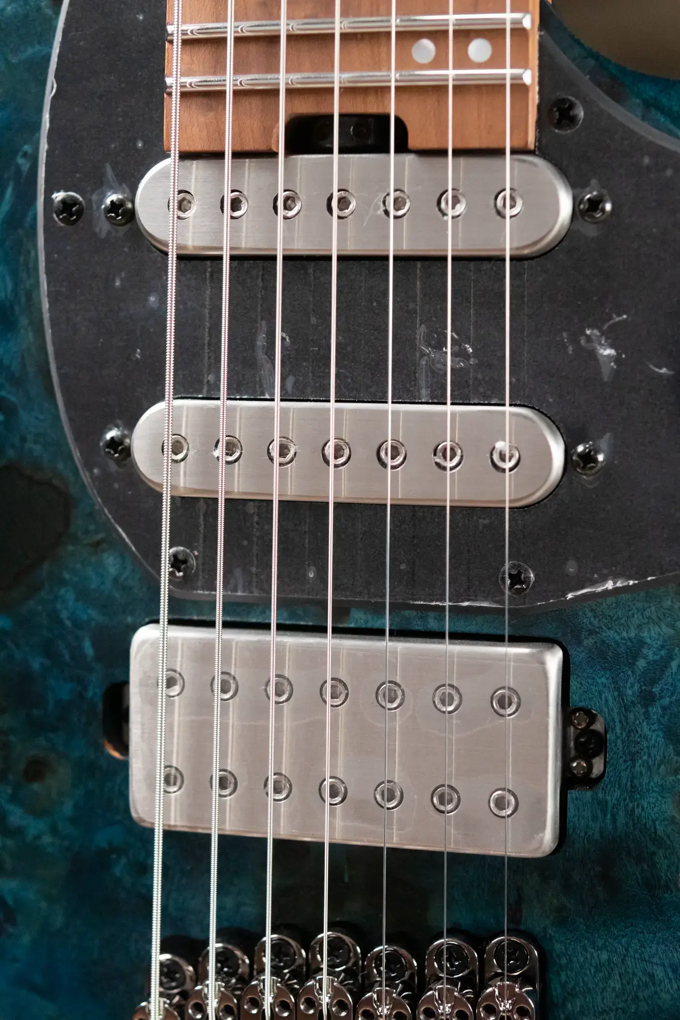 Ibanez Q547 7-String Electric - Cosmic Blue Low Gloss with