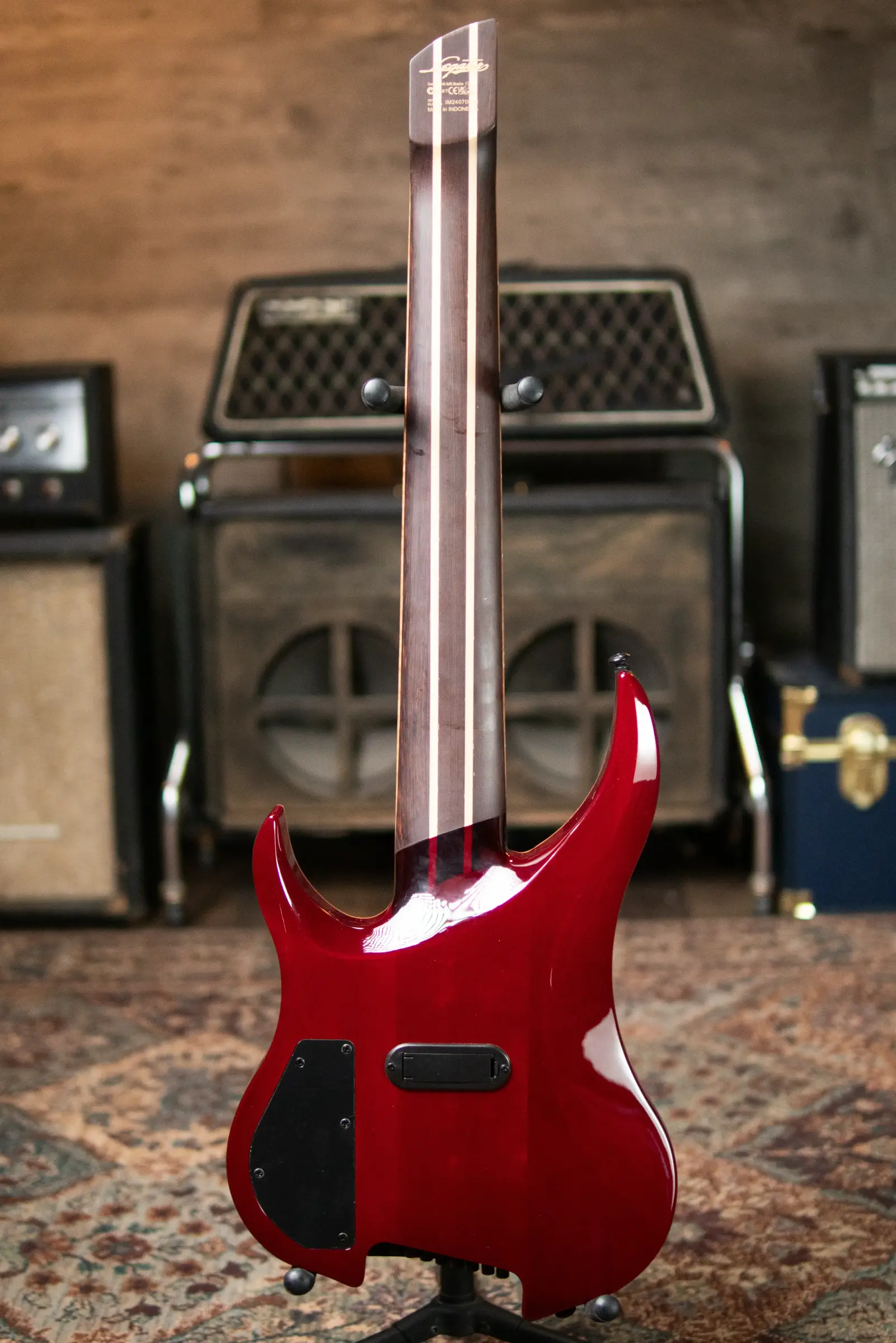 Legator G8FX Prototype Ghost 8-String - Red - 814710025105