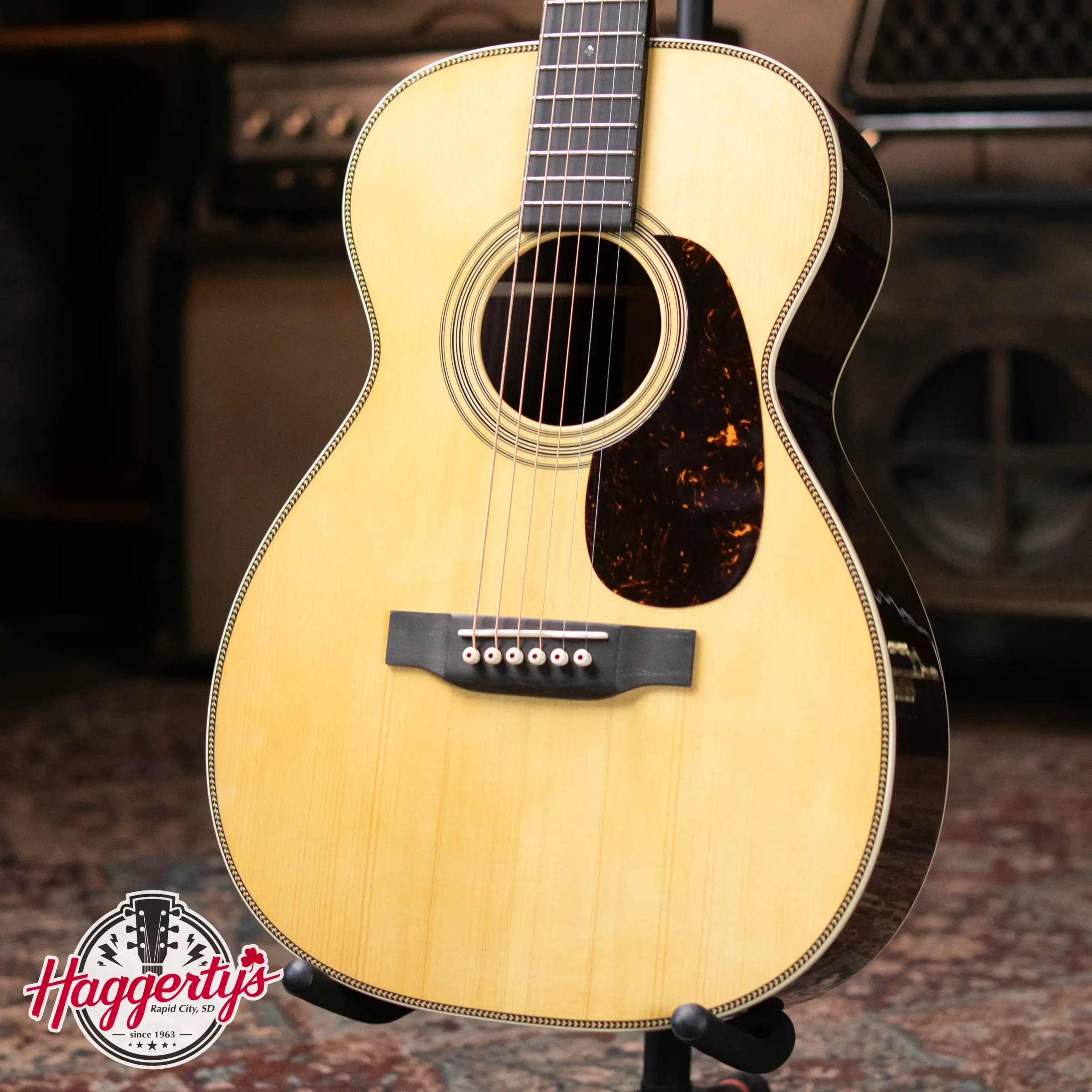 Martin Custom Shop 0 Acoustic Guitar - East Indian Rosewood with Hardshell Case