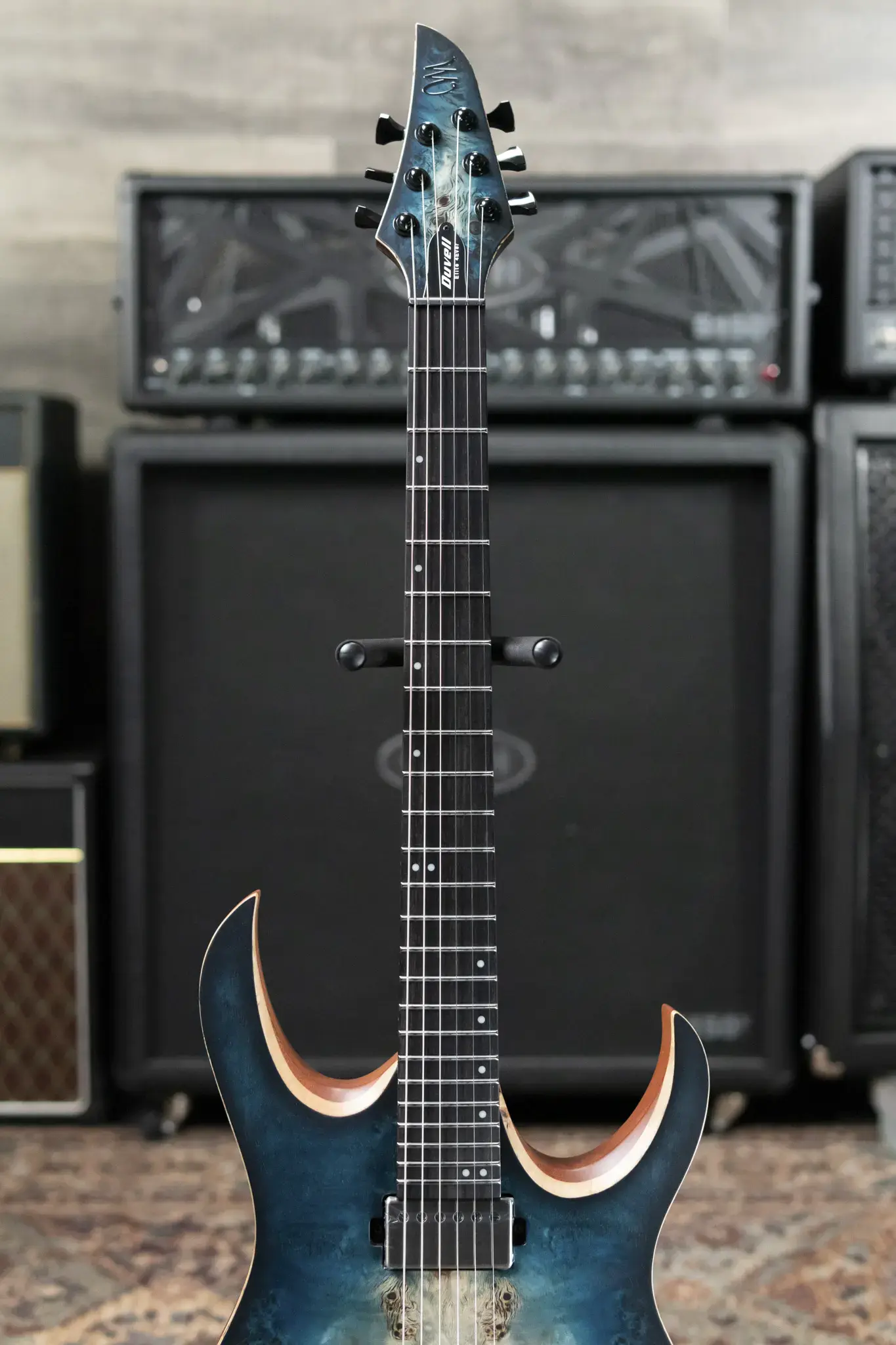 Mayones Duvell Elite 4Ever 6 Electric Guitar - Turquoise Iris