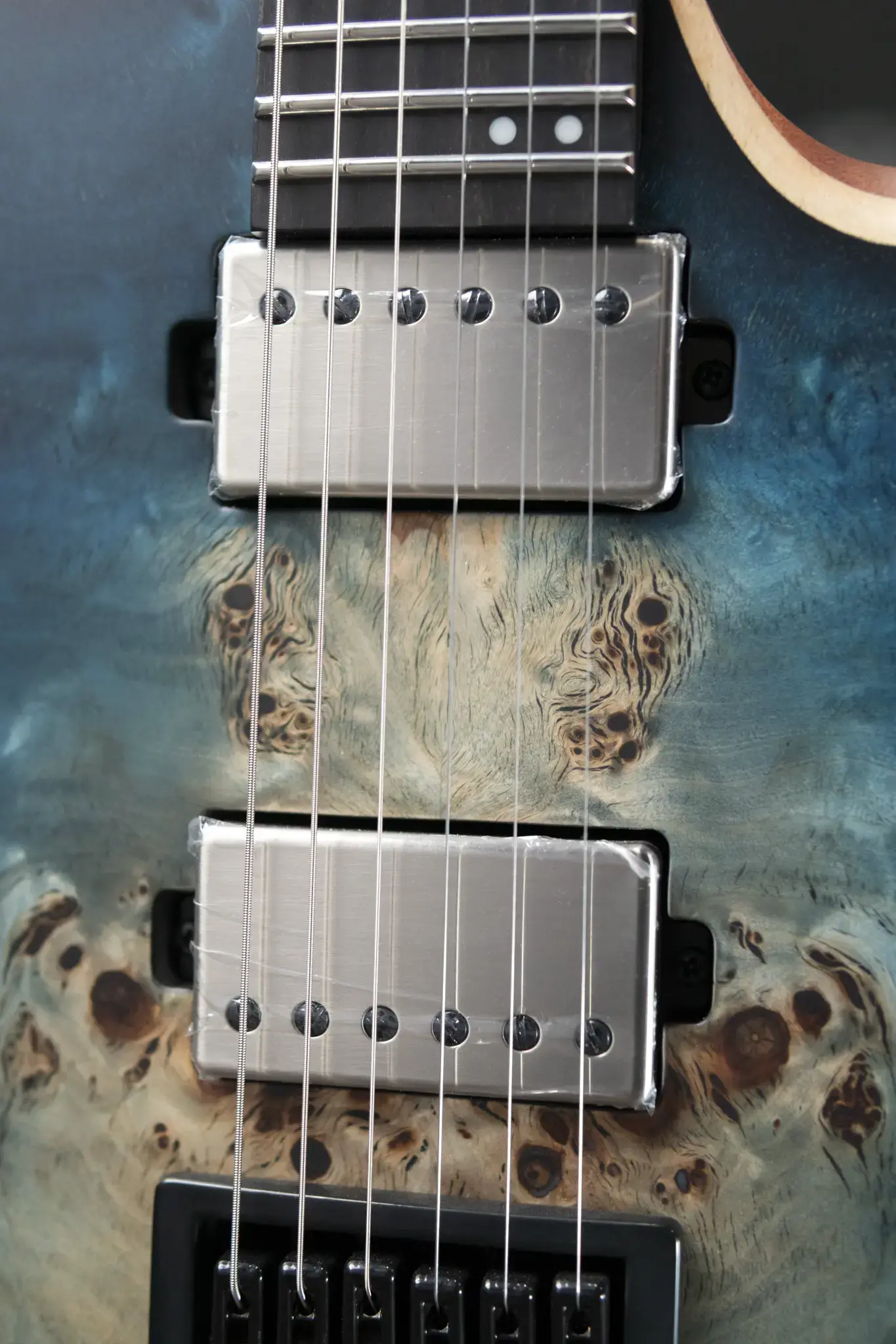 Mayones Duvell Elite 4Ever 6 Electric Guitar - Turquoise Iris