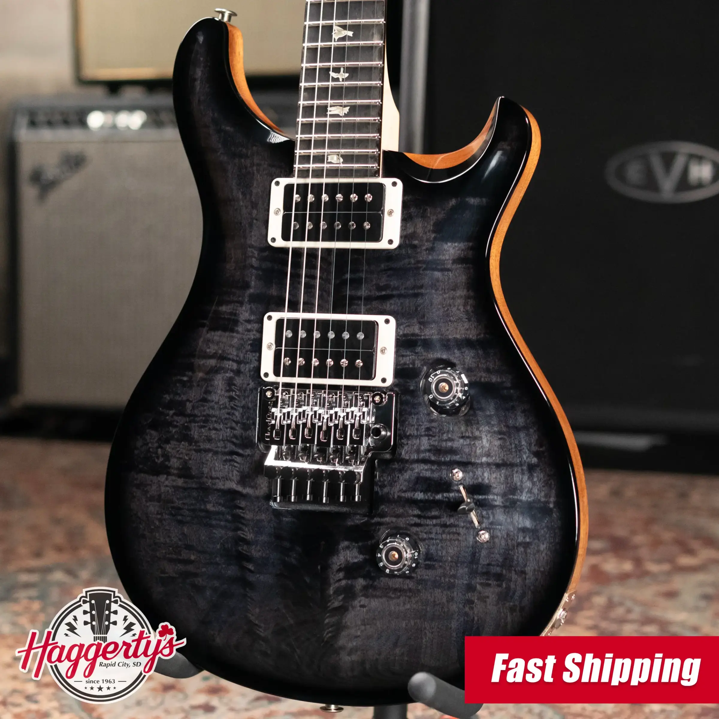 PRS Custom 24 Floyd Electric Guitar - Custom Color with Hardshell Case