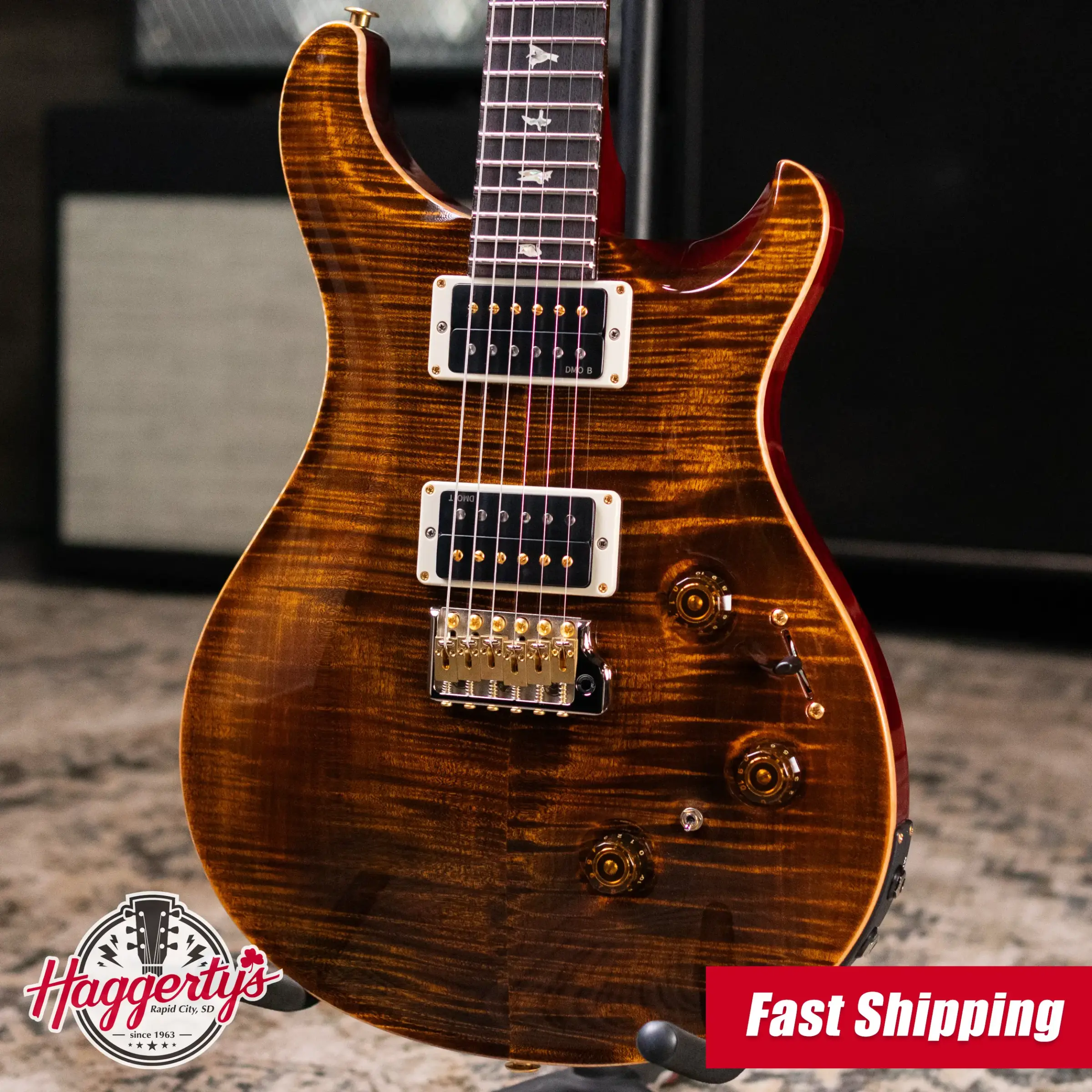 PRS Custom 24 Piezo 10-Top Electric Guitar - Custom Color with Hardshell Case