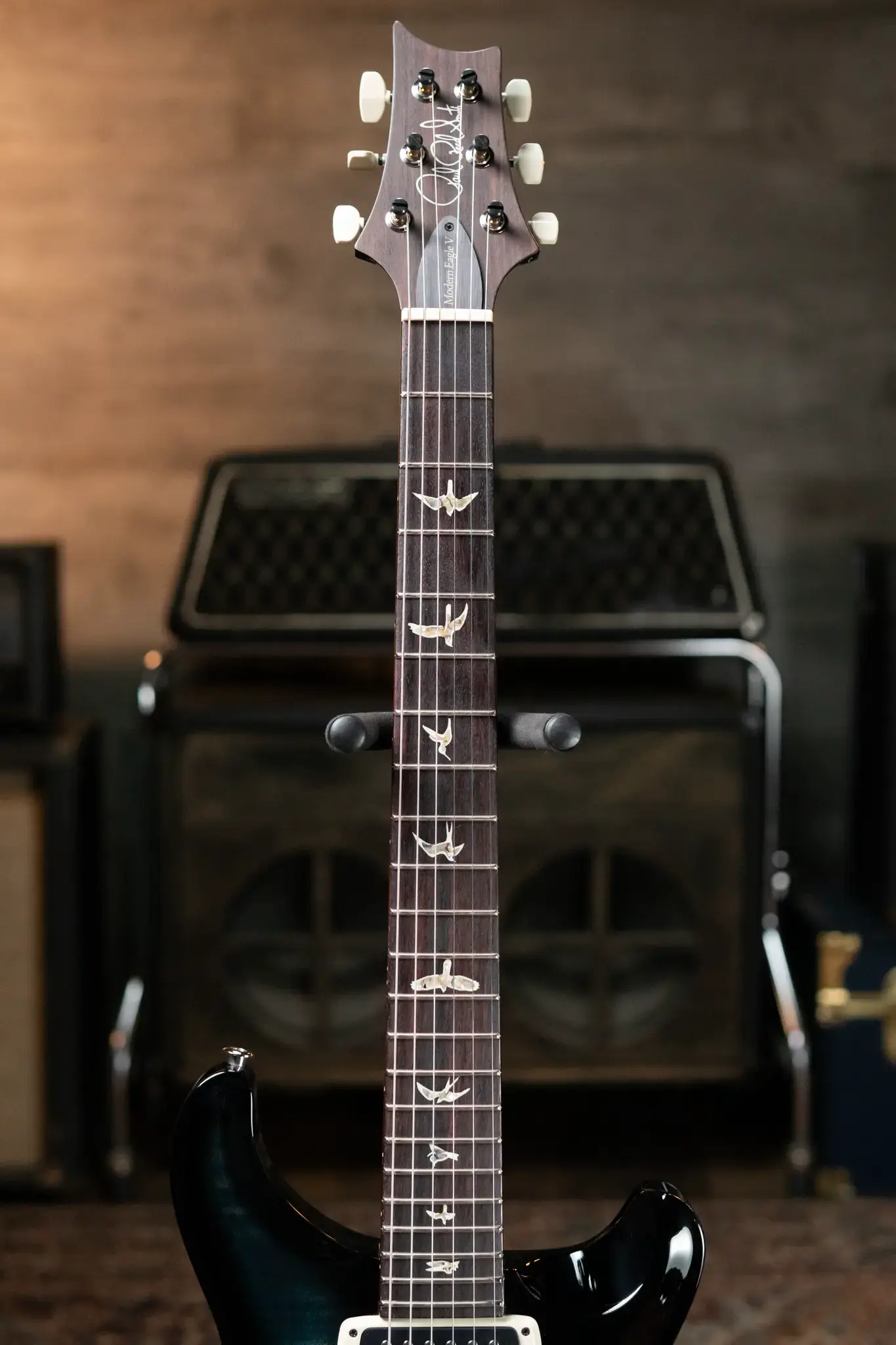 PRS Modern Eagle V - Whale Blue Wraparound Smokeburst with