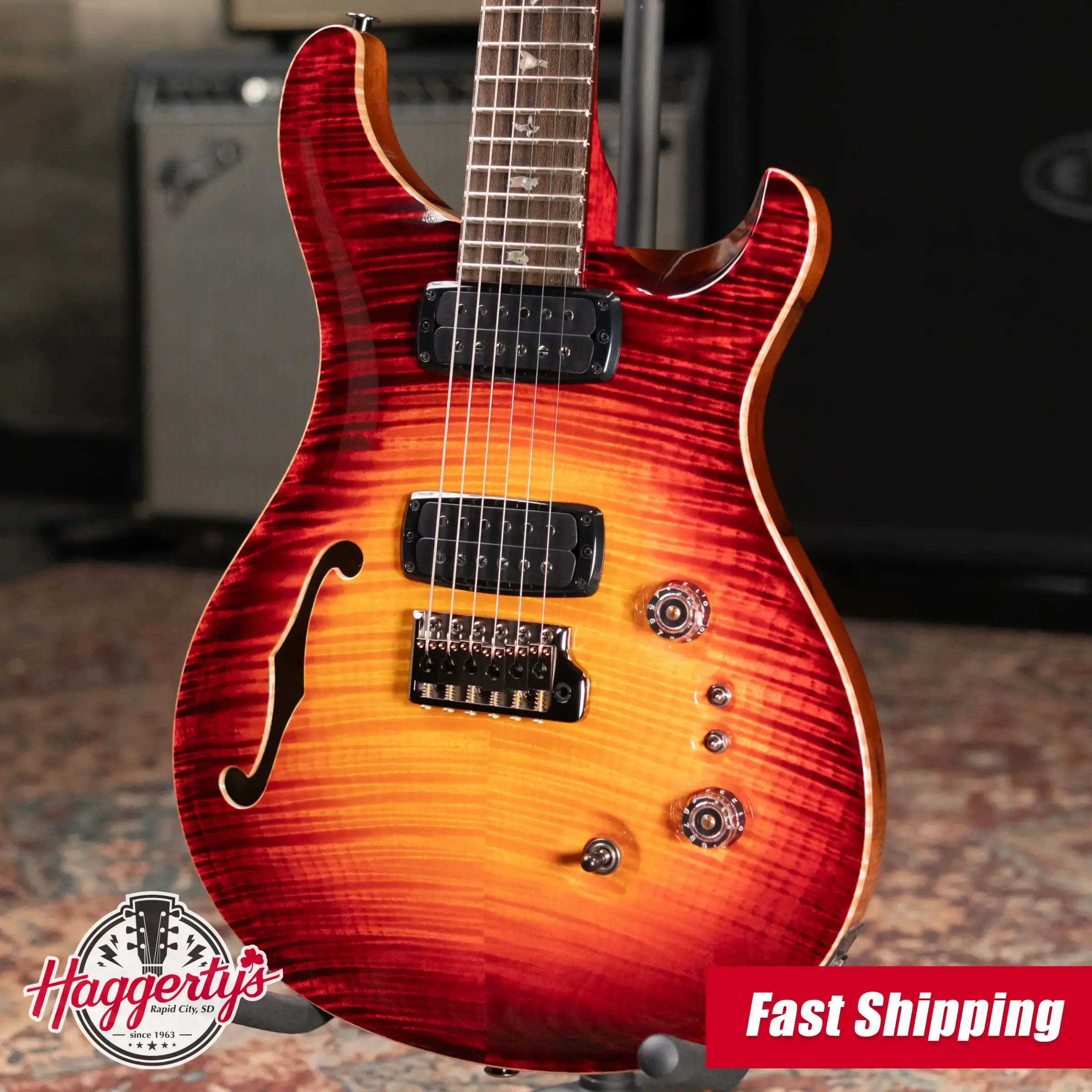 PRS Private Stock Custom 24-08 Semi-Hollow Electric Guitar