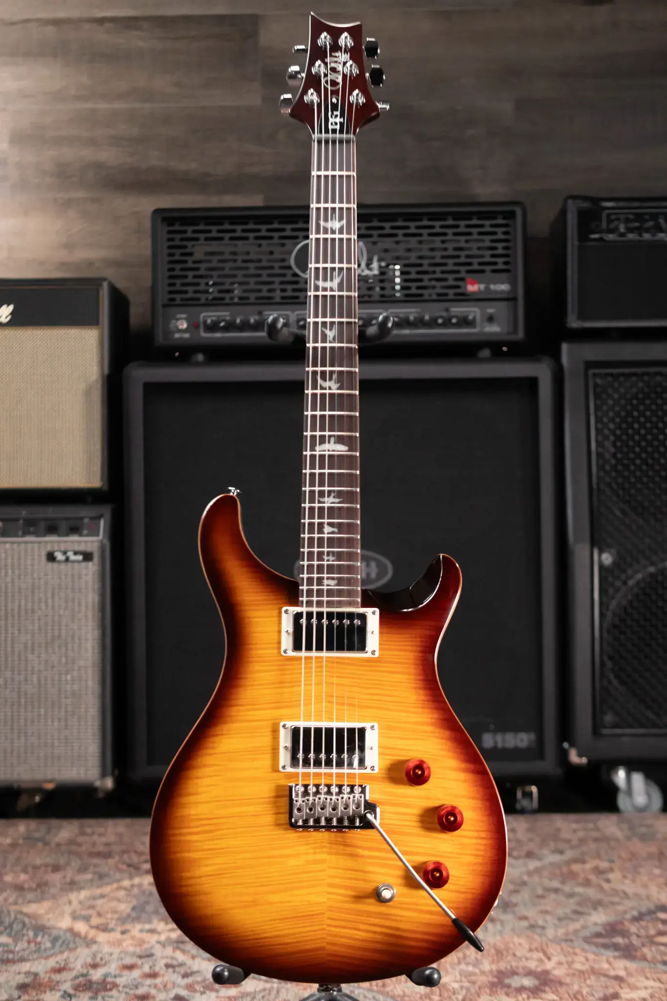 PRS SE DGT David Grissom Electric Guitar - McCarty Tobacco