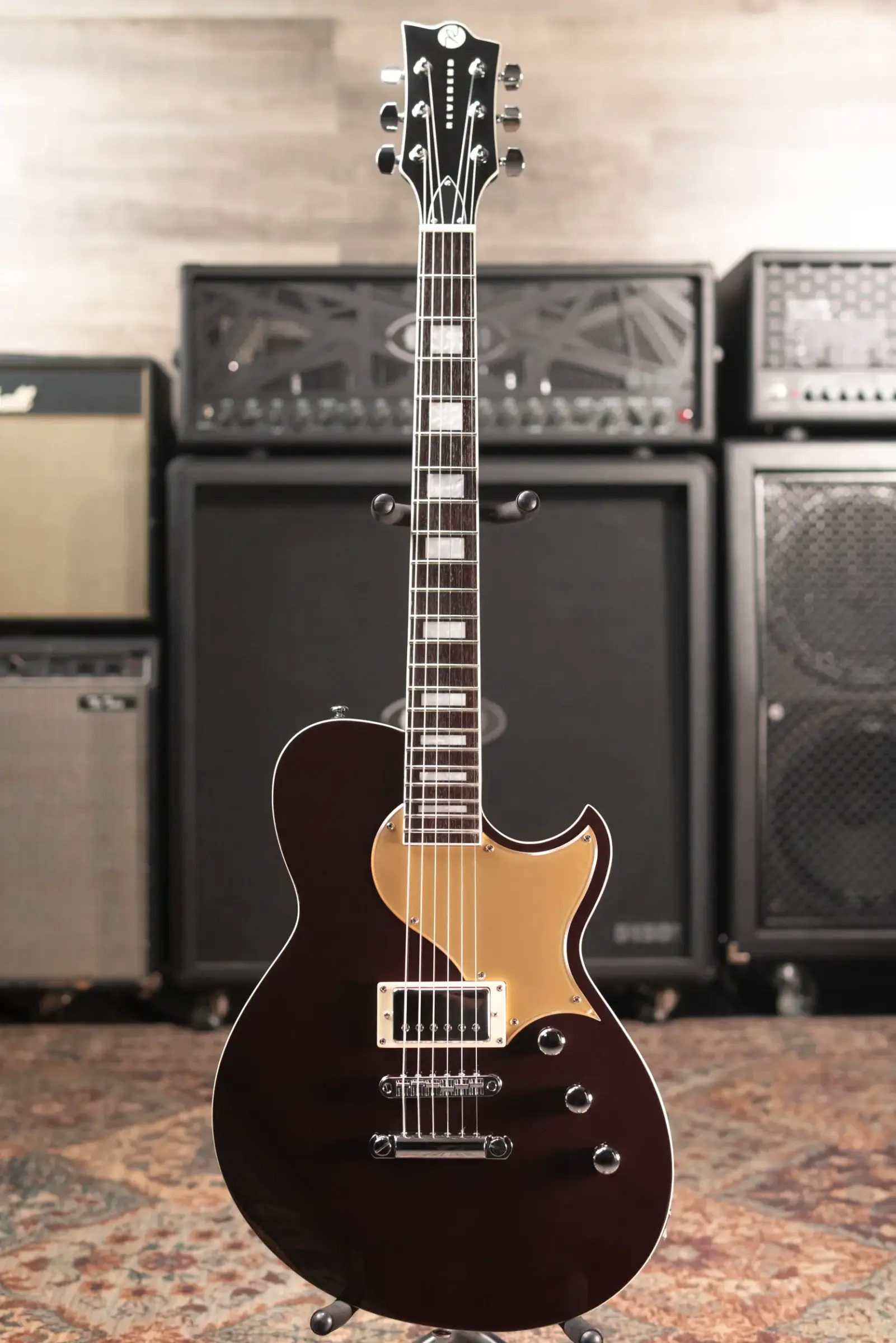 Reverend Roundhouse Jr Electric Guitar - Oxblood - 810149561450