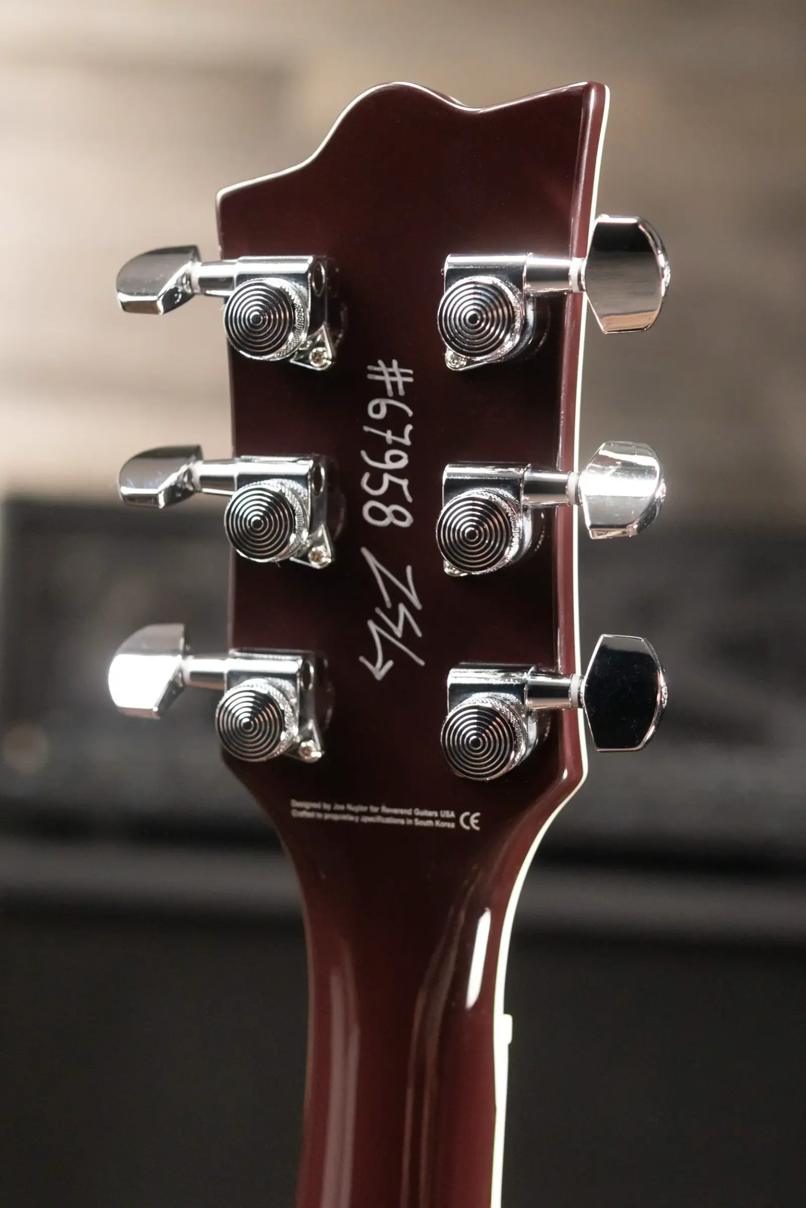 Reverend Roundhouse Jr Electric Guitar - Oxblood - 810149561450