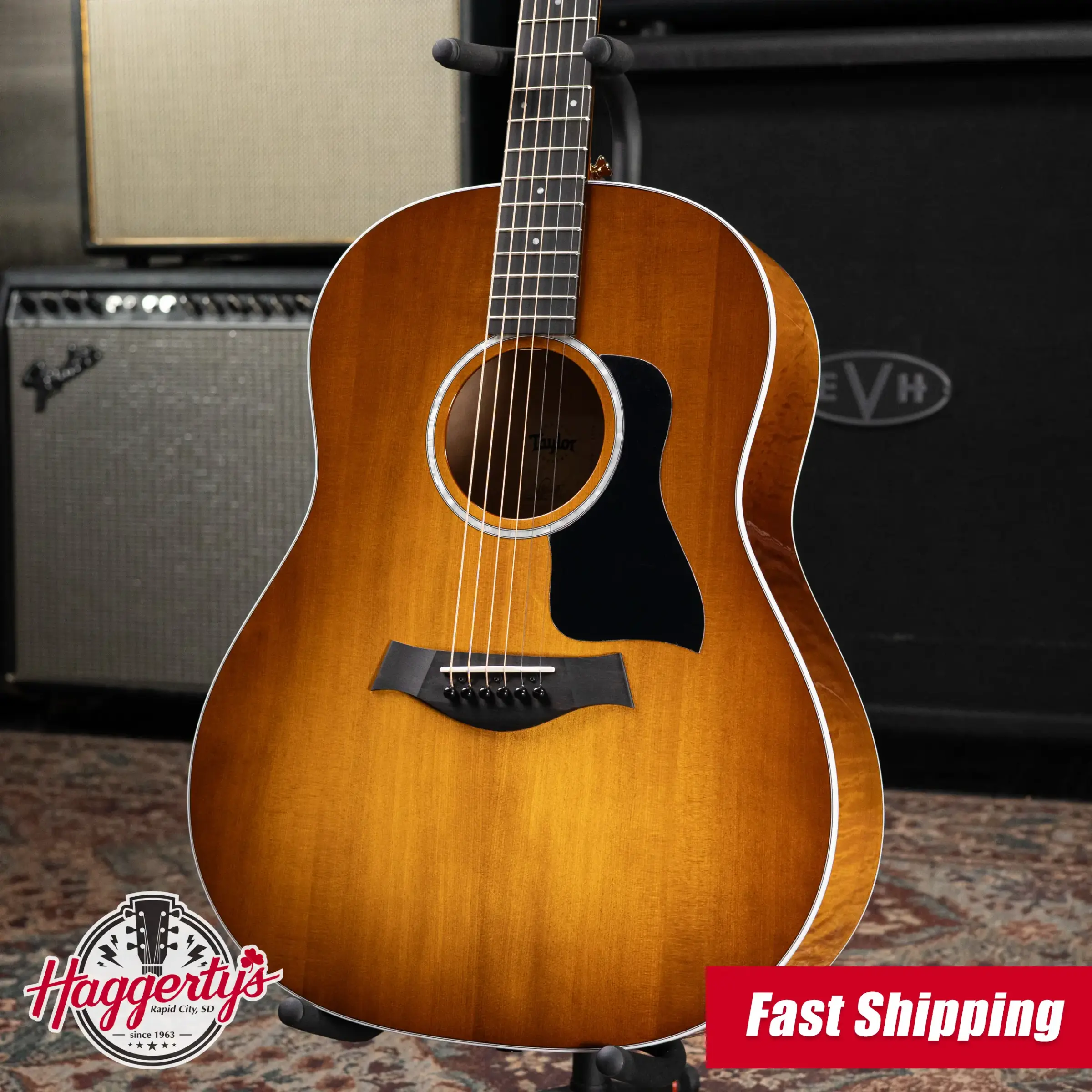 Taylor 217e Plus Special Edition Grand Pacific Acoustic/Electric Guitar - Honeyburst with Aerocase