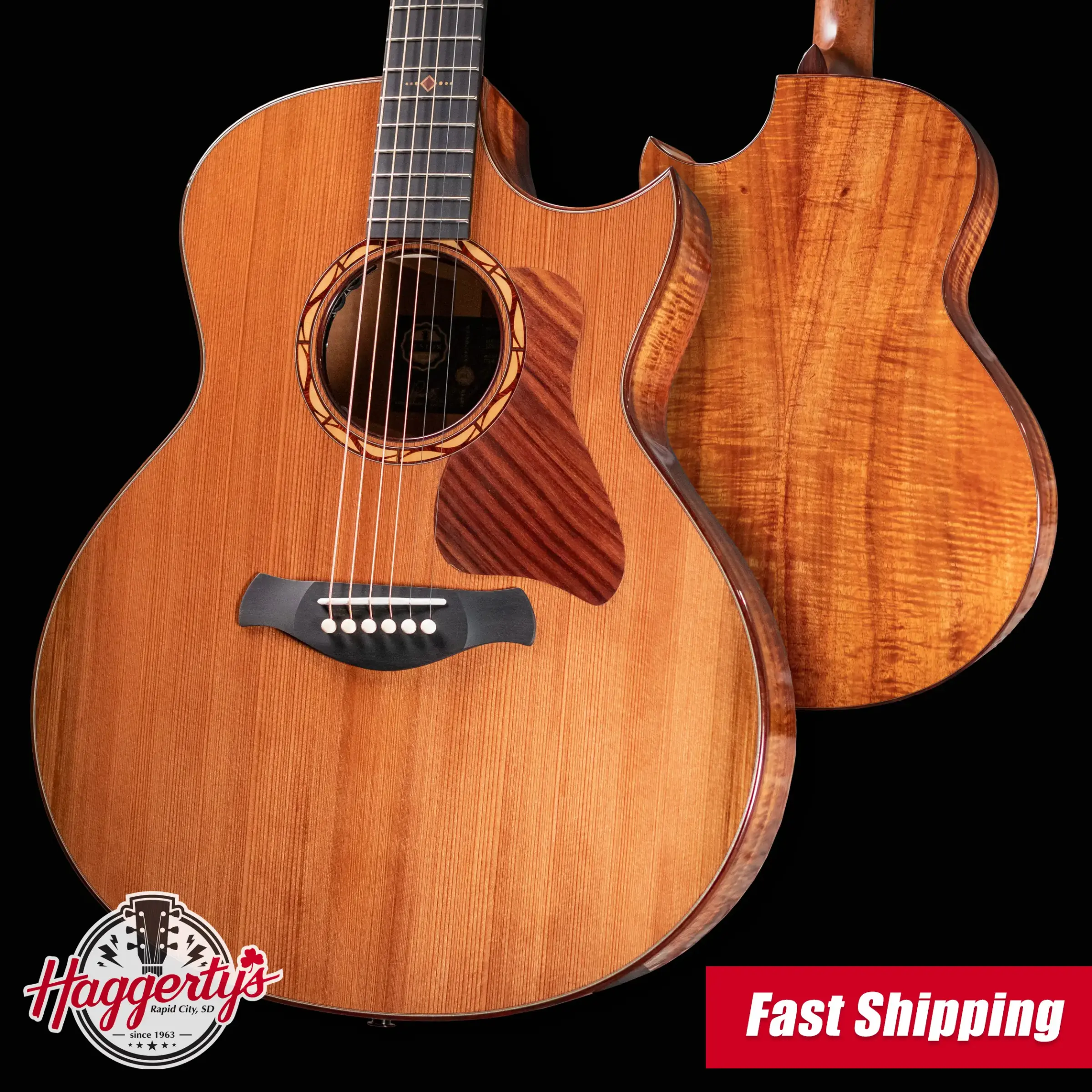 Taylor Custom Shop C14ce B6015 2026 Catch Custom #15 Gold Label Super Auditorium Acoustic/Electric Guitar with Hardshell Case