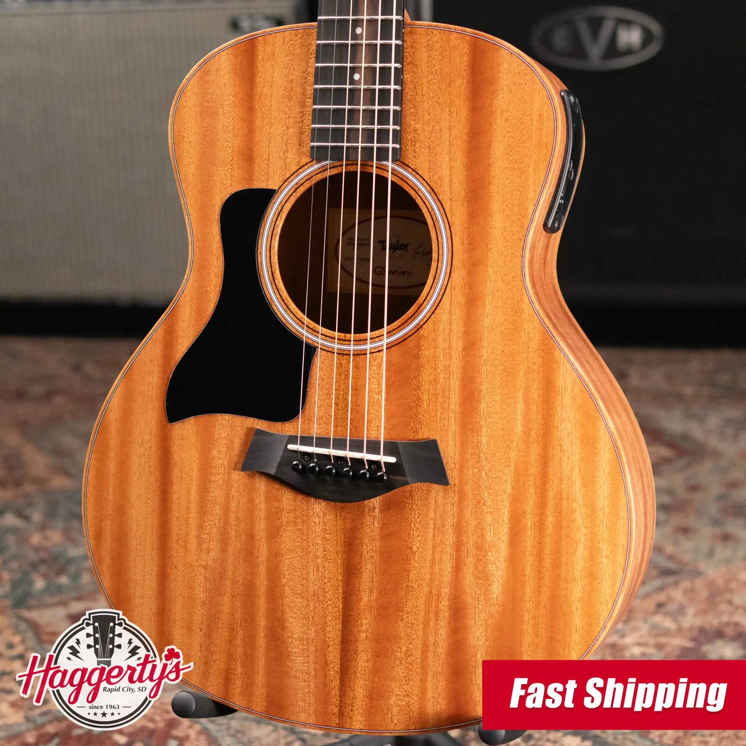 Taylor GS Mini-e Mahogany Left-Handed Acoustic/Electric Guitar - Mahogany with Gig Bag