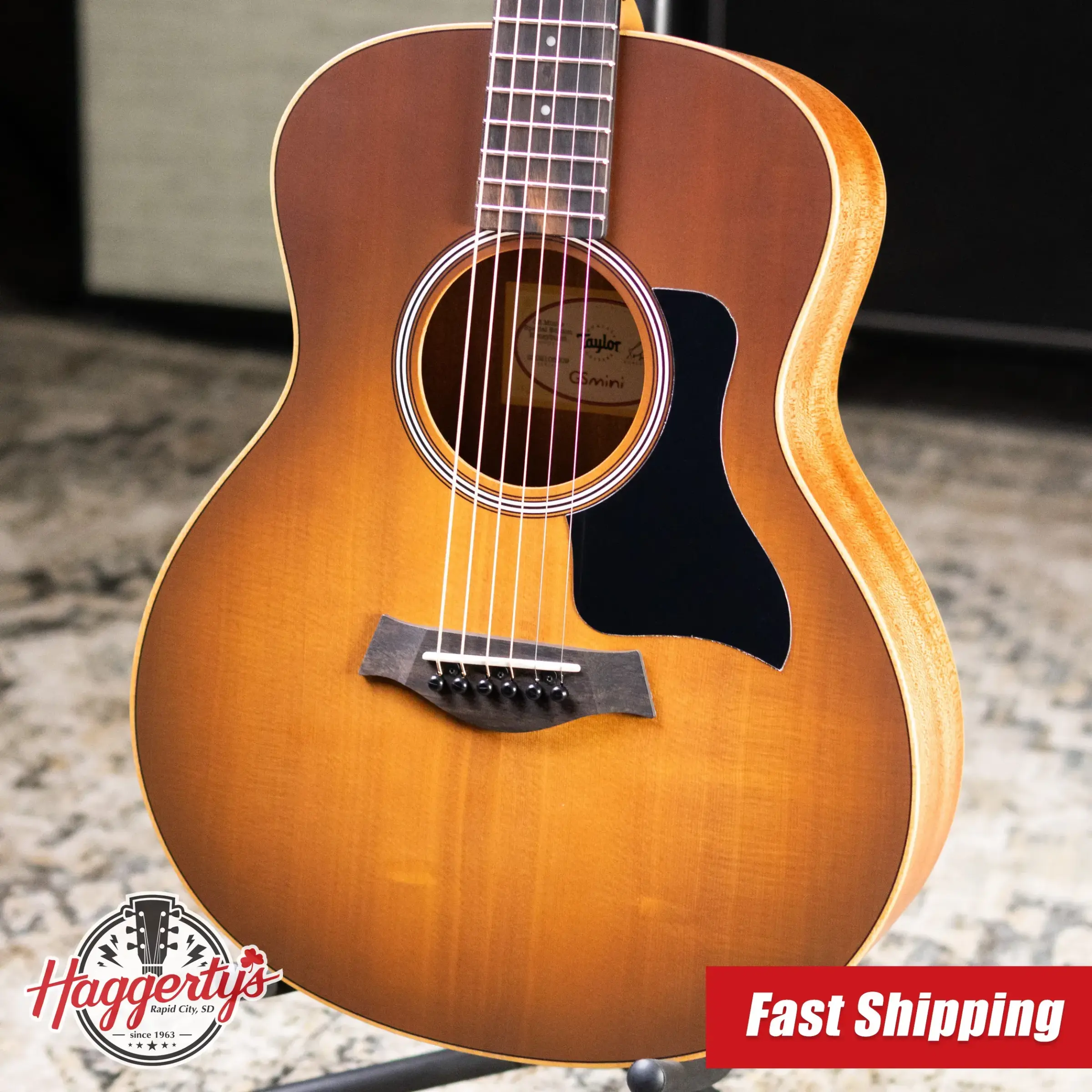 Taylor GS Mini-e Special Edition Acoustic/Electric Guitar - Honeyburst with GS Mini Bag