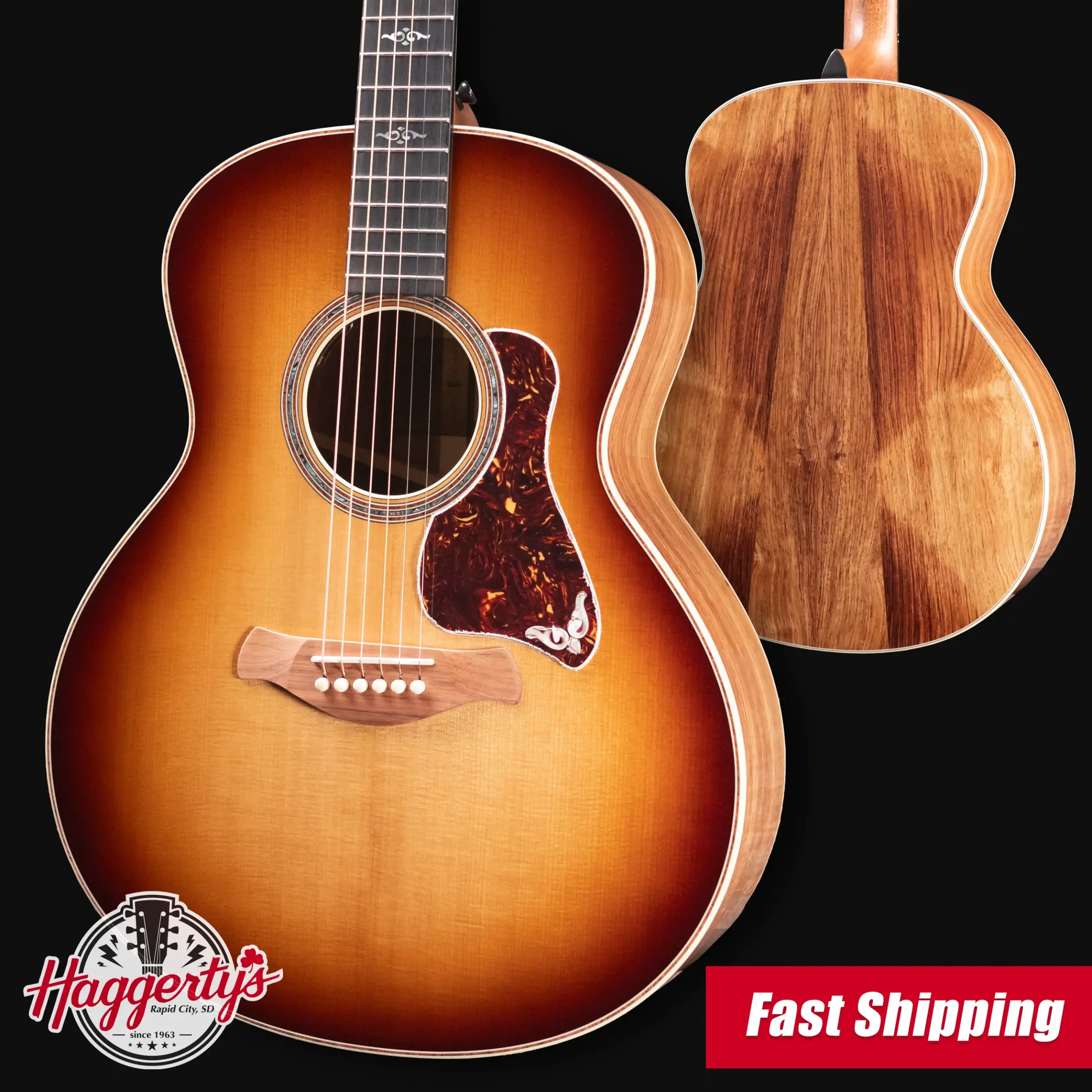 Taylor Gold Label 814e SB Super Auditorium Acoustic/Electric Guitar - Sunburst with Hardshell Case