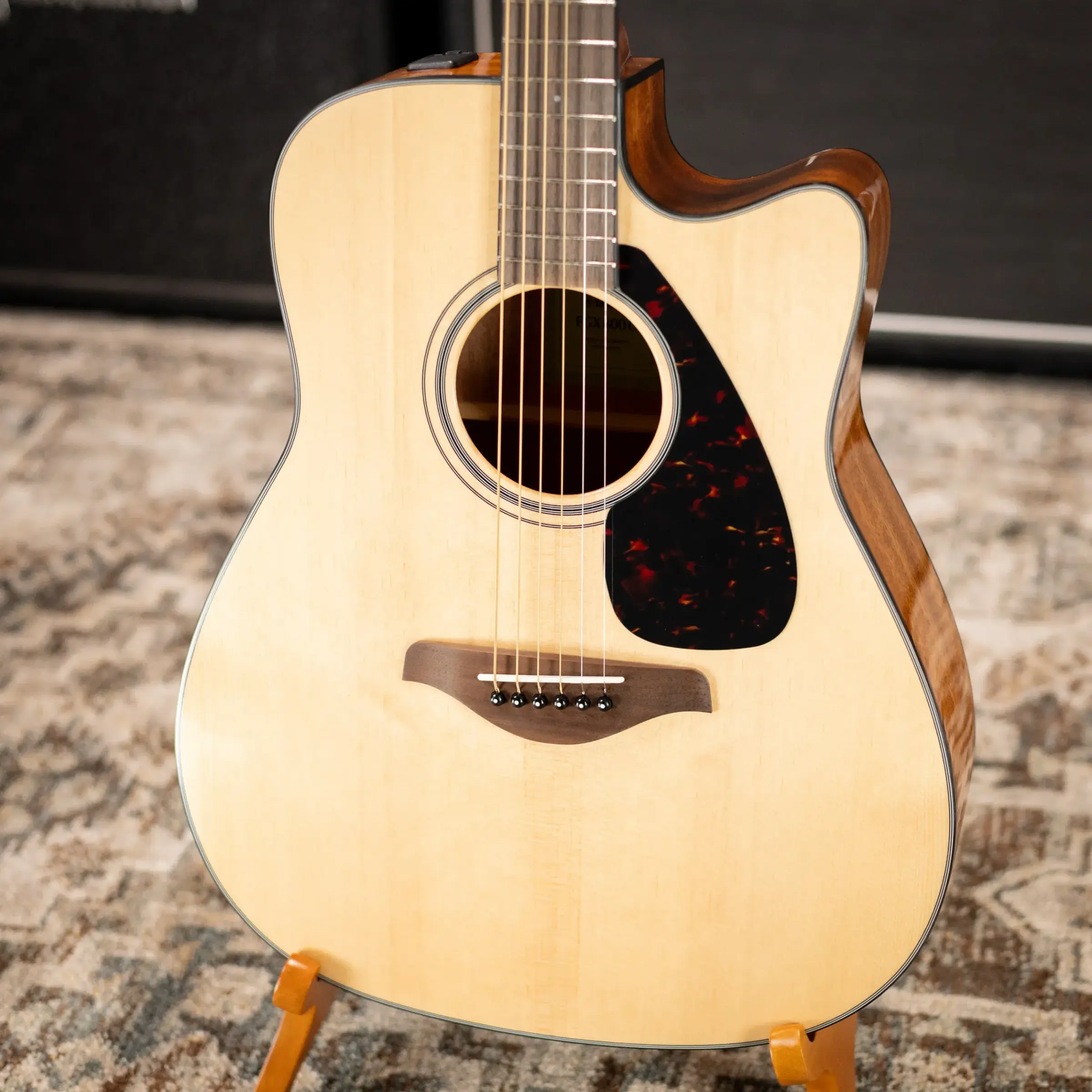 Yamaha FGX800C Dreadnought Acoustic-Electric Guitar - 889025103879