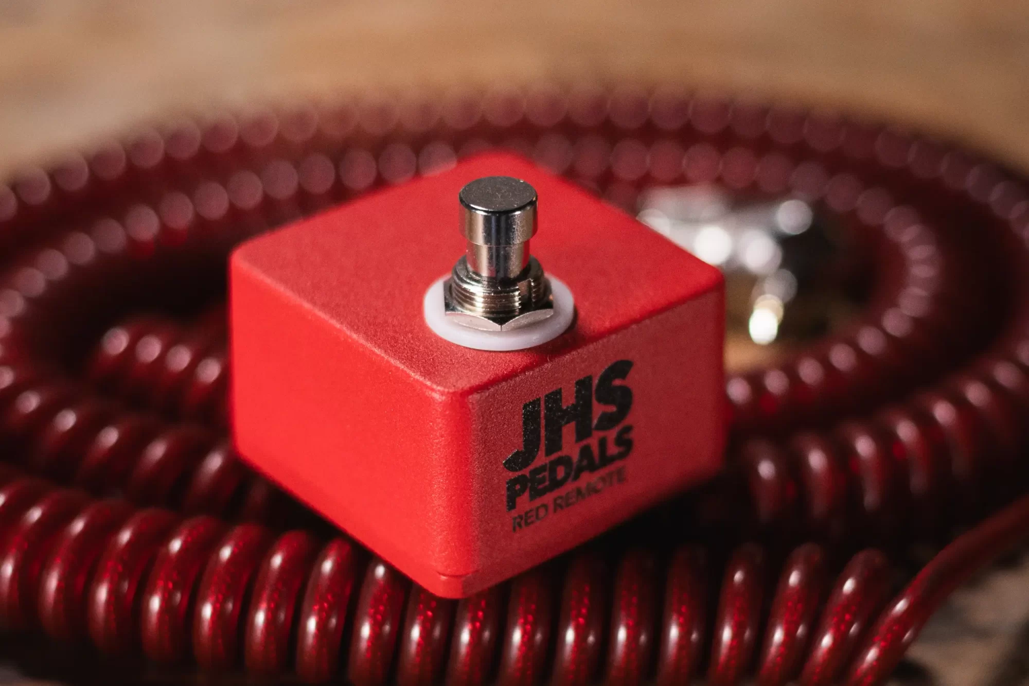 JHS Pedals Red Remote Guitar Effect Pedal Footswitch Morning