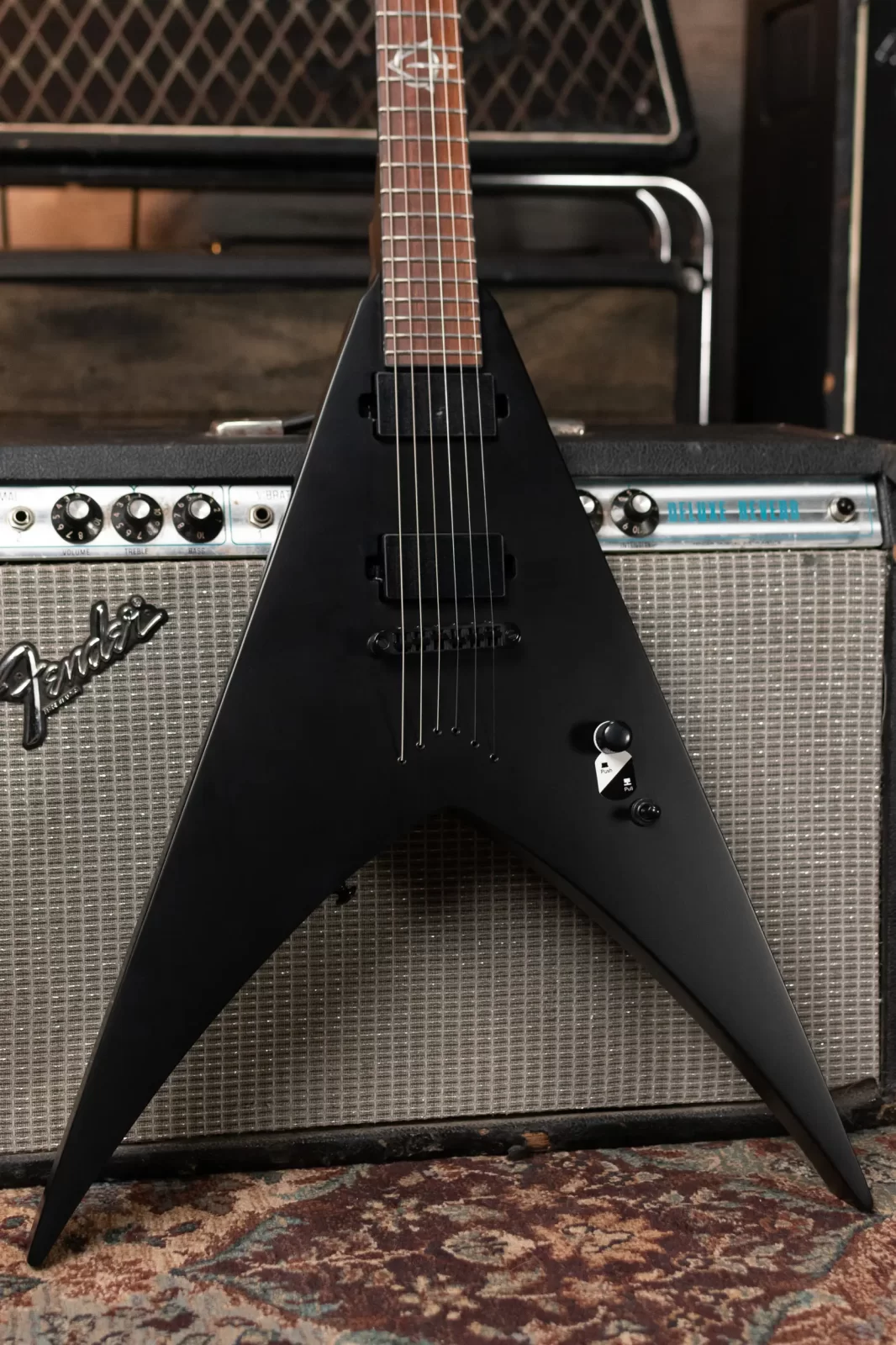 ESP LTD Nergal HEX-200 Signature Electric Guitar - Black