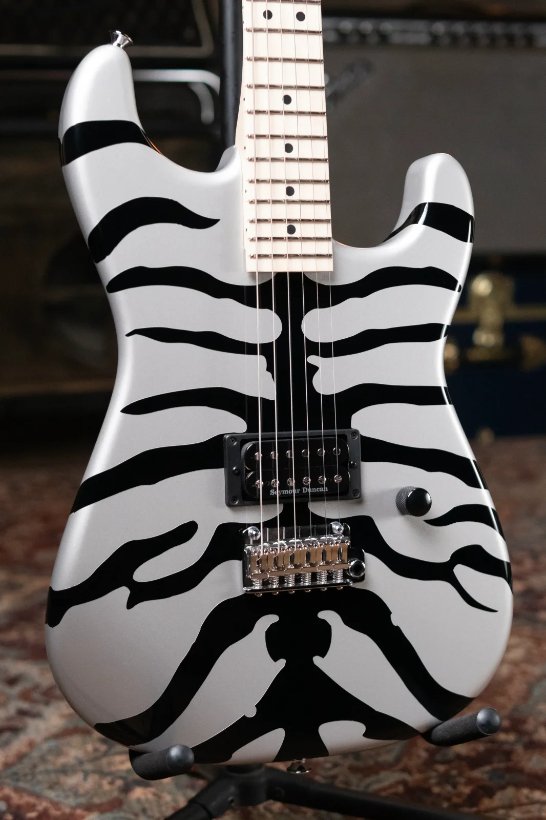 Charvel Super-Stock SD1 H 2PT Maple Fingerboard - Silver
