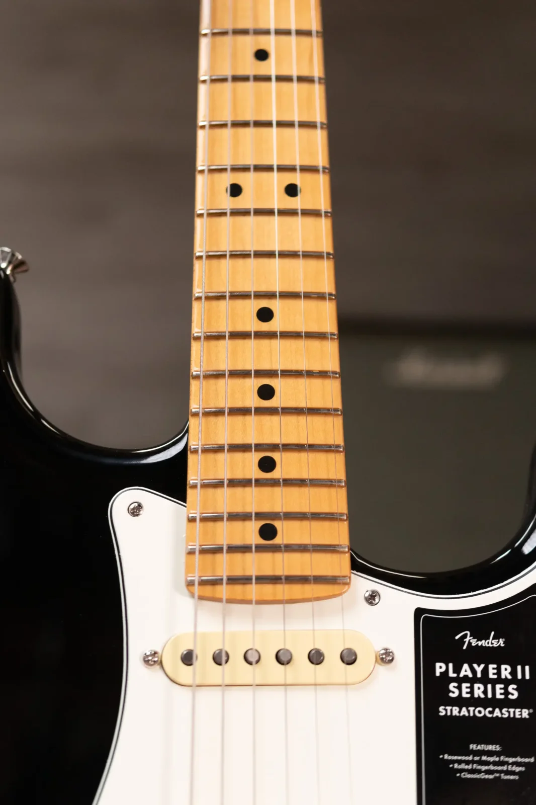 Fender Player II Stratocaster Electric Guitar - Black