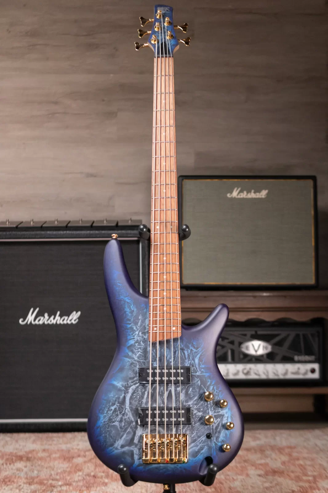 Ibanez SR305EDXCZM 5-String Electric Bass - Cosmic Blue