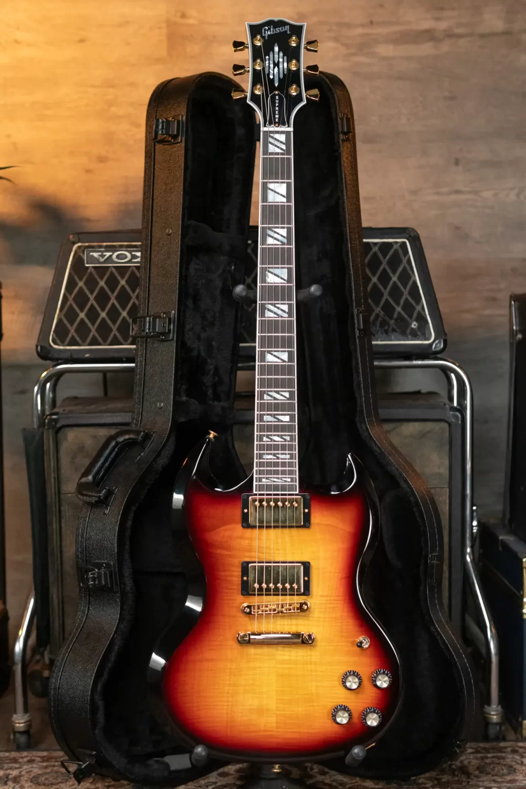 Gibson SG Supreme - Fireburst with Hardshell Case - 711106137025