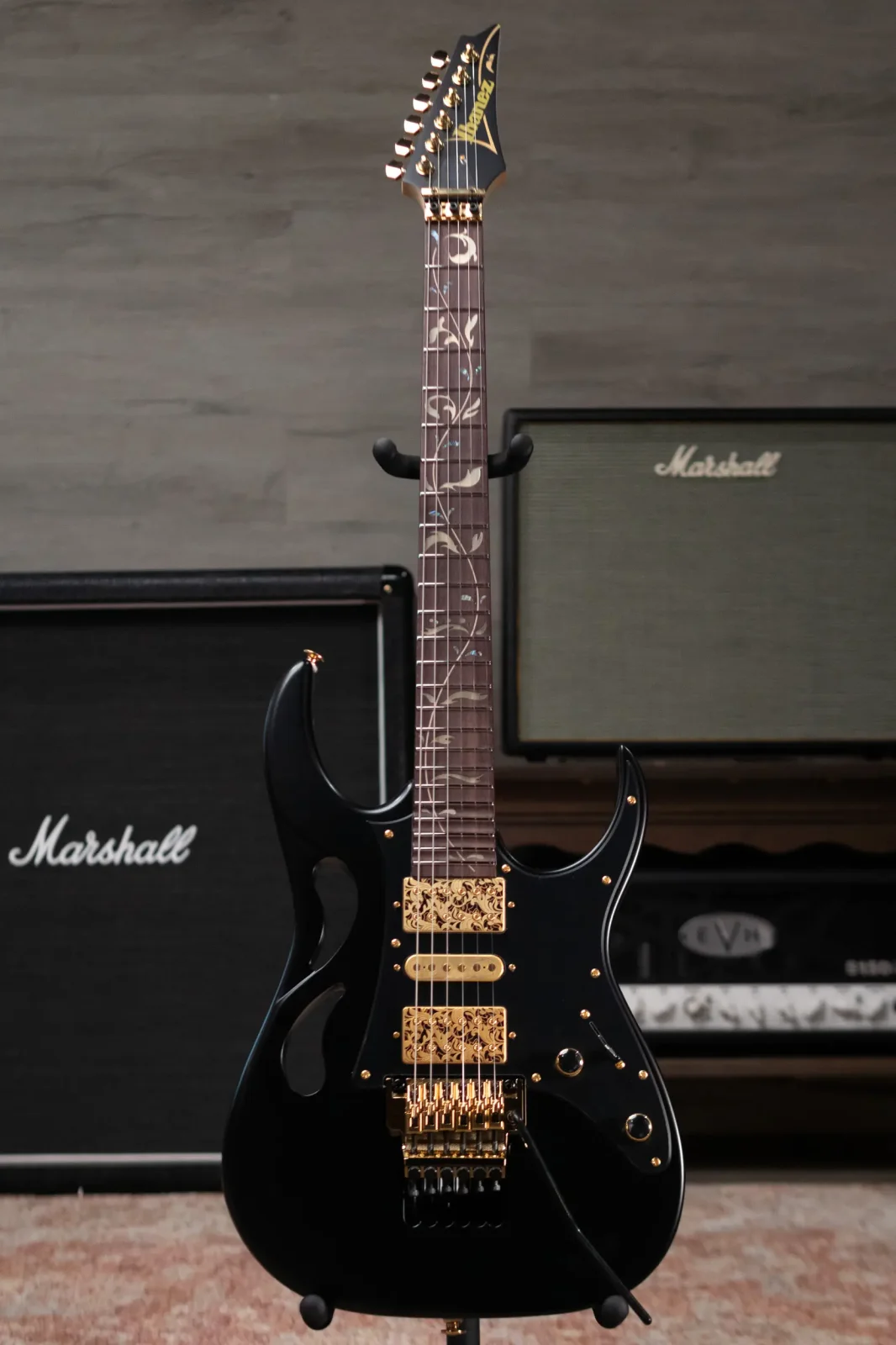 Ibanez PIA3761 Steve Vai Signature Electric Guitar - Onyx