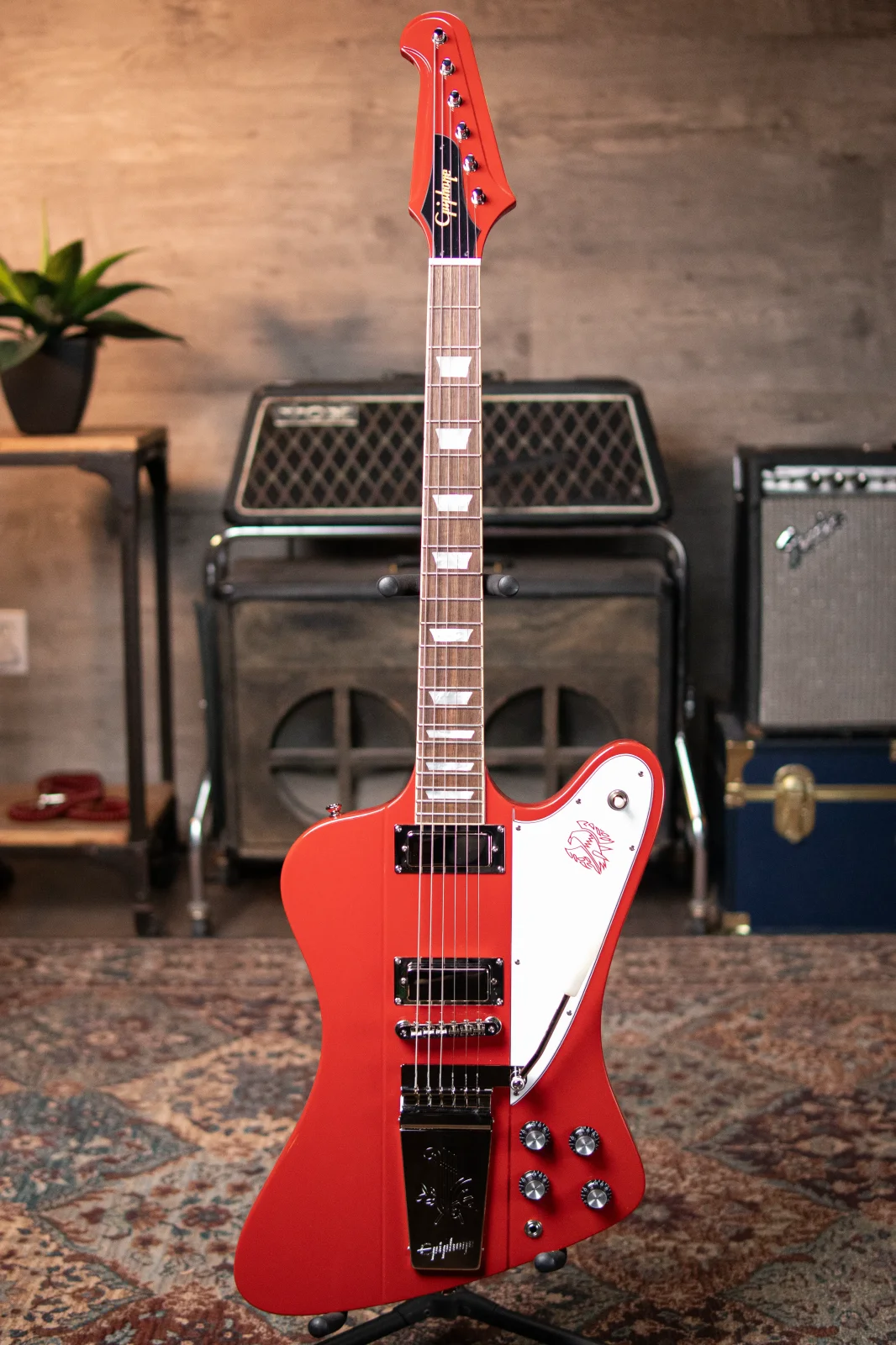 epiphone firebird RED (ギグバッグ付)11月末まで出品 epiphone firebird RED (ギグバッグ付)11月末まで出品 - メルカリ