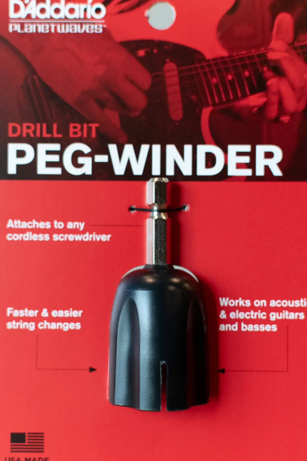 D'Addario Planet Waves Drill Bit Peg Winder - 019954971823