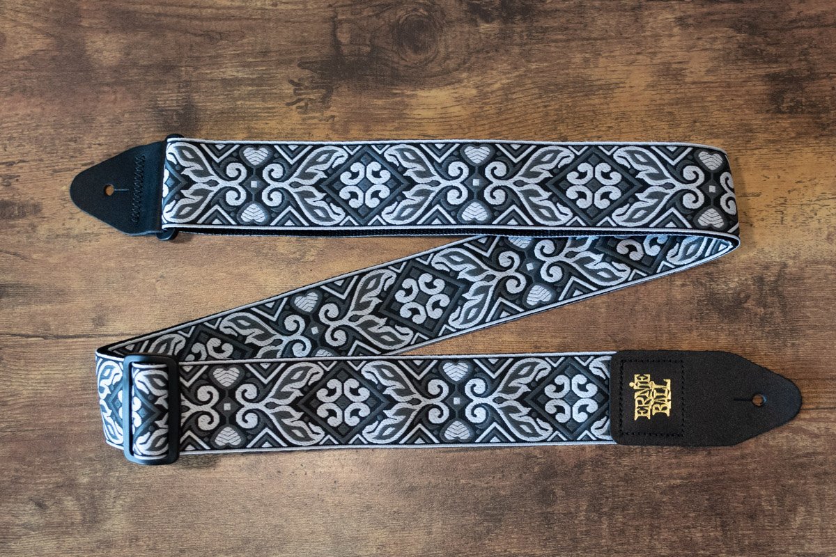 Ernie Ball P04166 Tribal Silver Guitar Strap - 749699100218